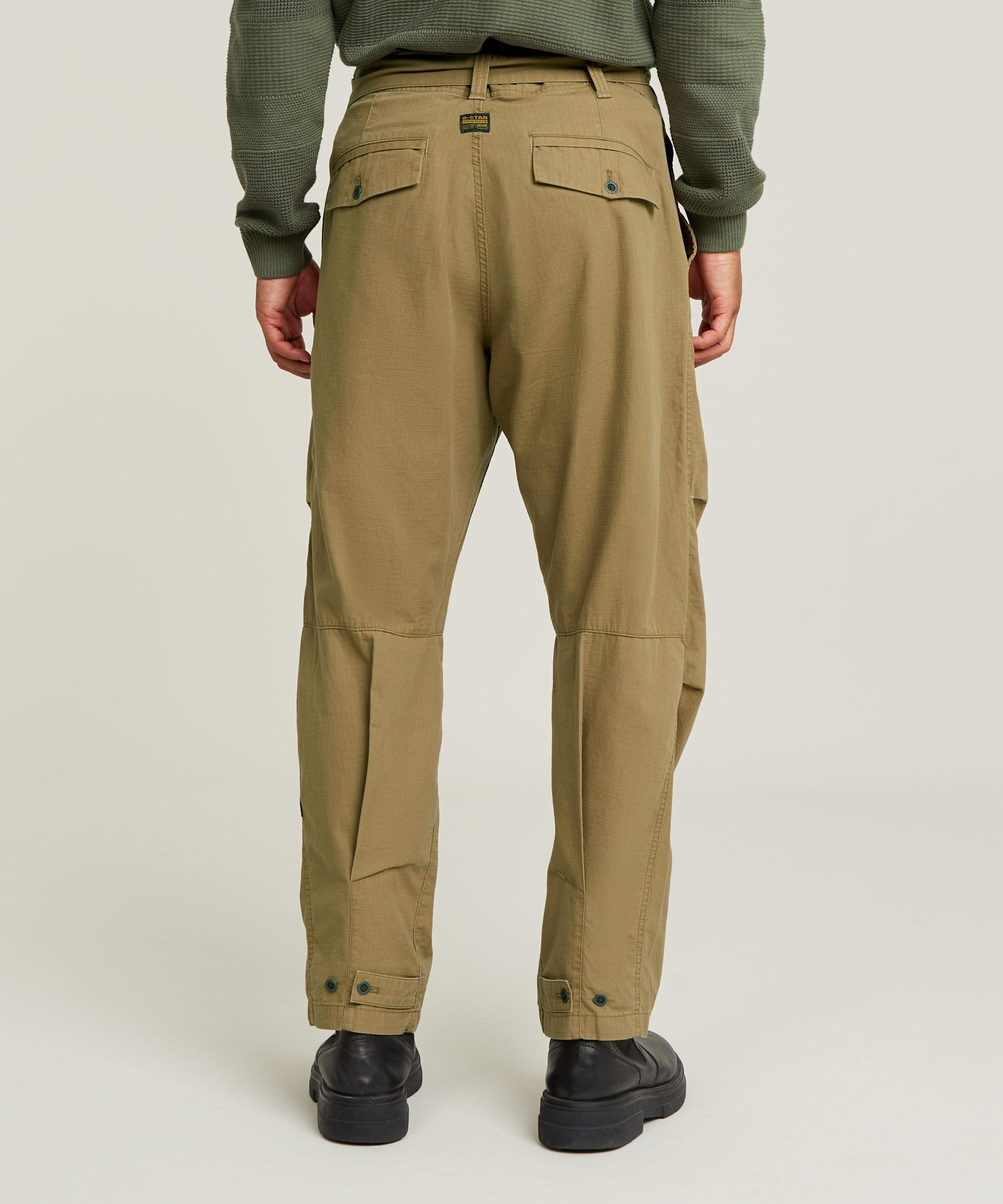 【公式ショップ】Fatigue Pants Relaxed Tapered/ミリタリーディテールリラックステーパードファティーグパンツ ジースターロゥ パンツ その他のパンツ ブラウン