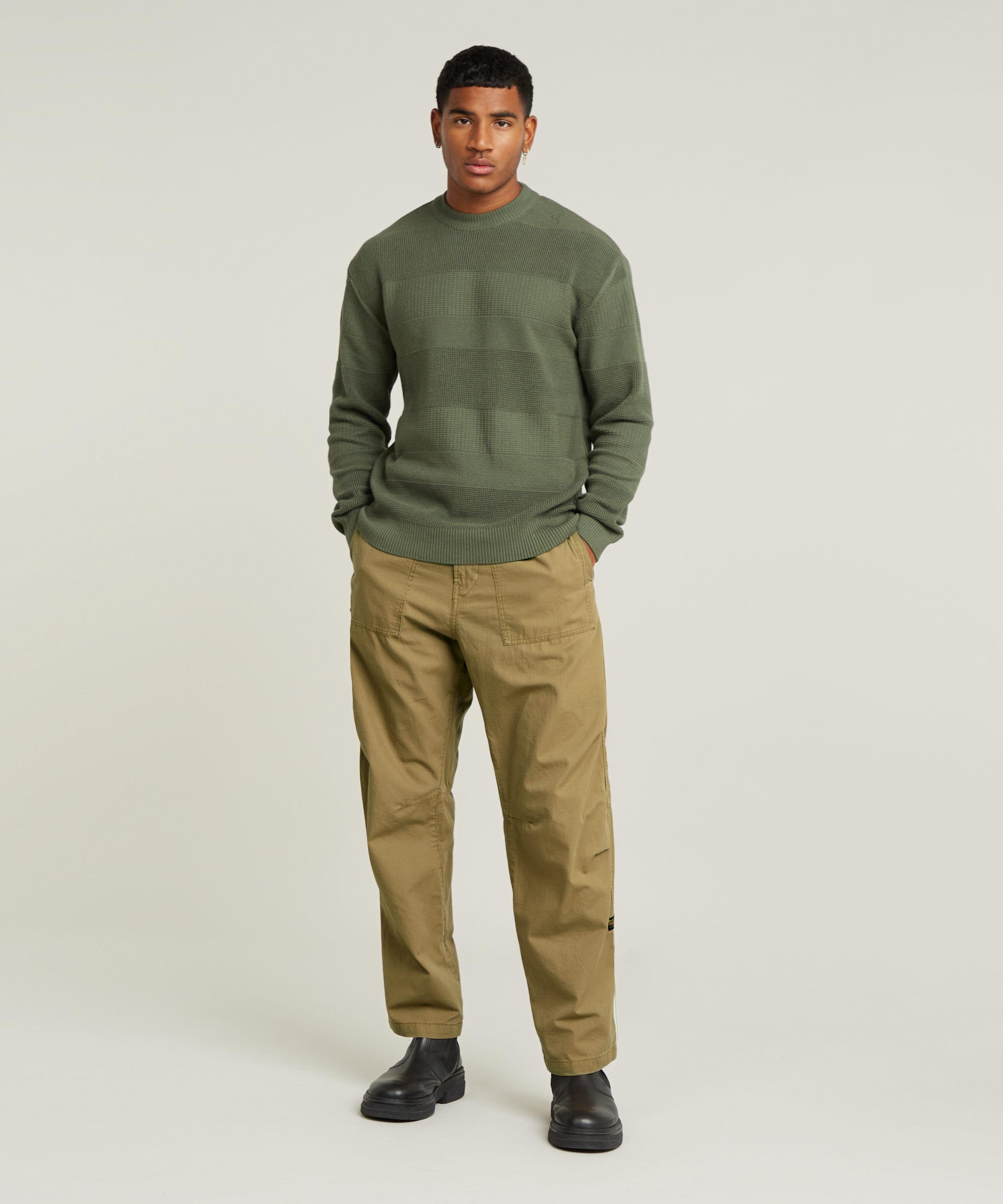 【公式ショップ】Fatigue Pants Relaxed Tapered/ミリタリーディテールリラックステーパードファティーグパンツ ジースターロゥ パンツ その他のパンツ ブラウン