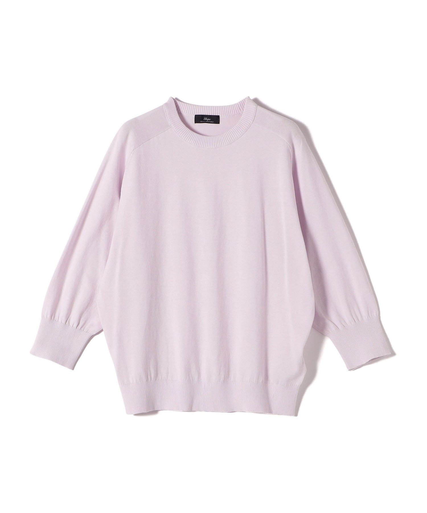 【SALE／40%OFF】SHIPS WOMEN SHIPS Primary Navy Label:SUVIN ドルマン プルオーバー(61.81) シップス トップス ニット ネイビー グリーン【送料無料】