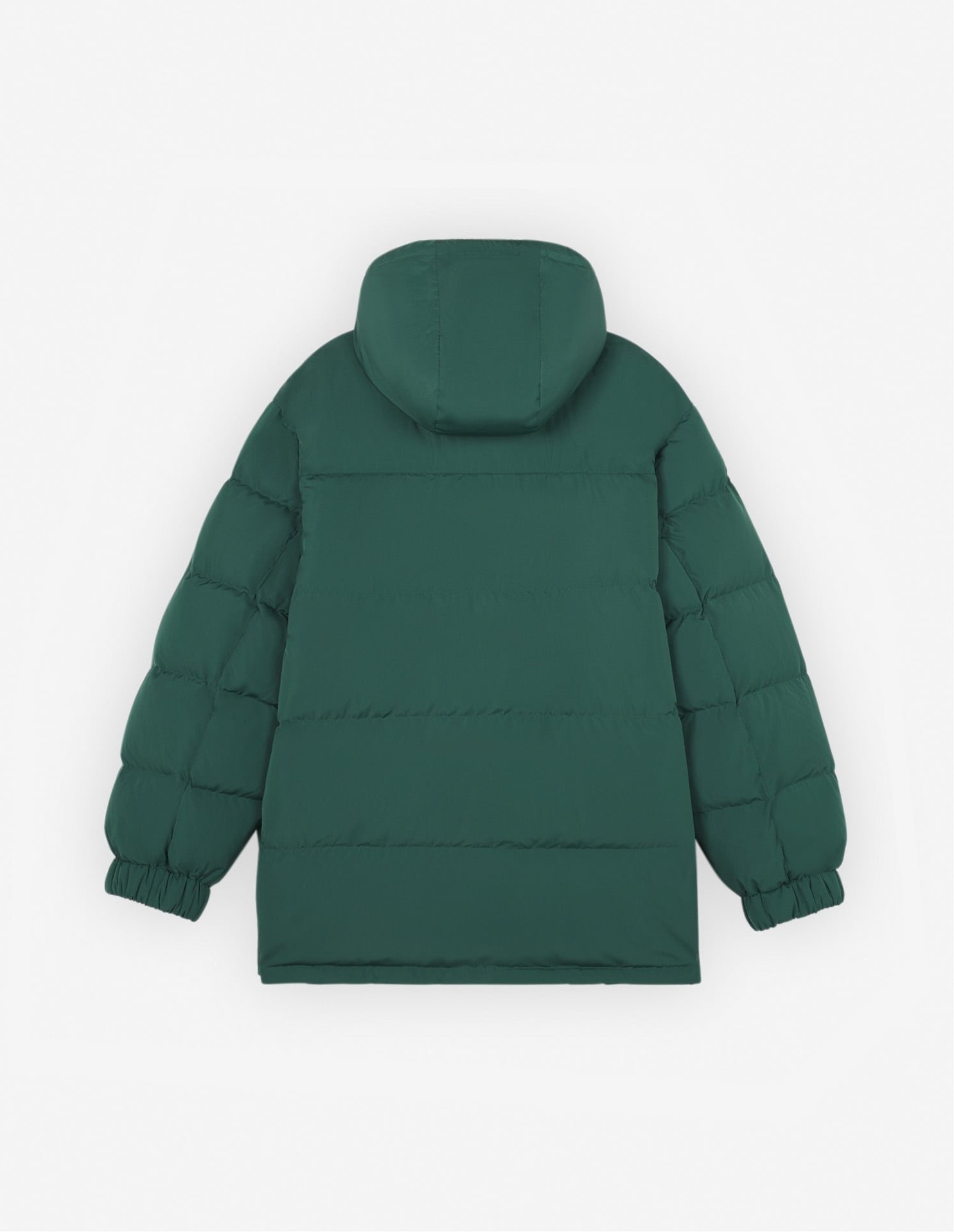 【SALE／50%OFF】Maison Kitsune Maison Kitsune/(M)【公式】Maison Kitsune HOODED PUFFER IN NYLON WITH TONAL FOX HEAD PATCH メゾン キツネ アーカイブス ジャケット・アウター ダウンジャケット・ダウンベスト グリーン【送料無料】