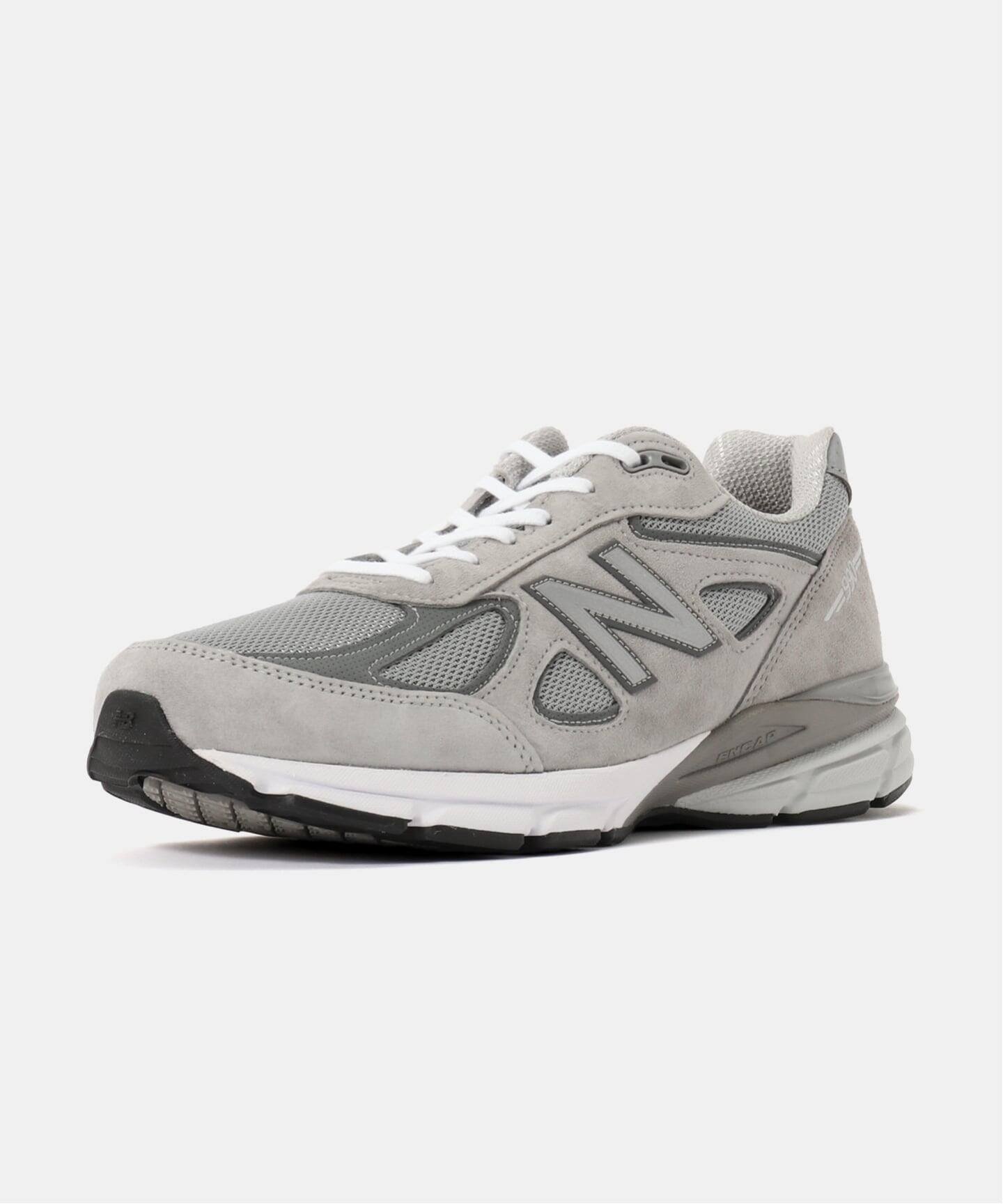HERRINGBONE New Balance U990GR4 ヘリンボーン シューズ・靴 スニーカー グレー【送料無料】
