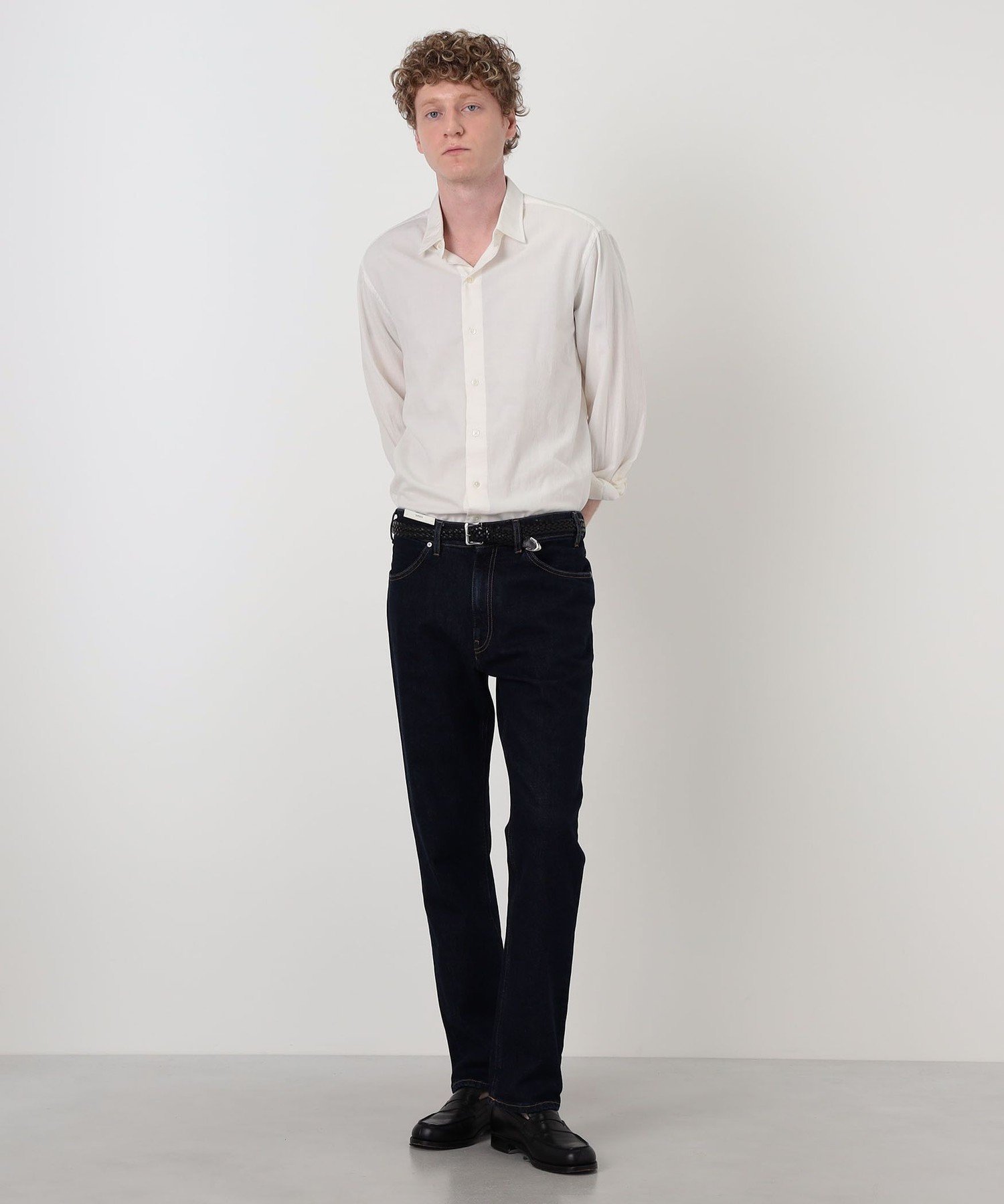 【WEB先行予約・別注】PT TORINO BAND ストレッチデニム 5ポケットパンツ トゥモローランド パンツ ジーンズ・デニムパンツ ネイビー ブルー