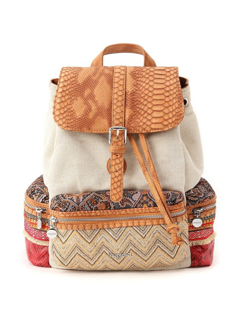 【SALE／30%OFF】Desigual バックパック TRIPATCH TRIBECA MEDIUM デシグアル バッグ リュック・バックパック ブラウン【送料無料】のサムネイル