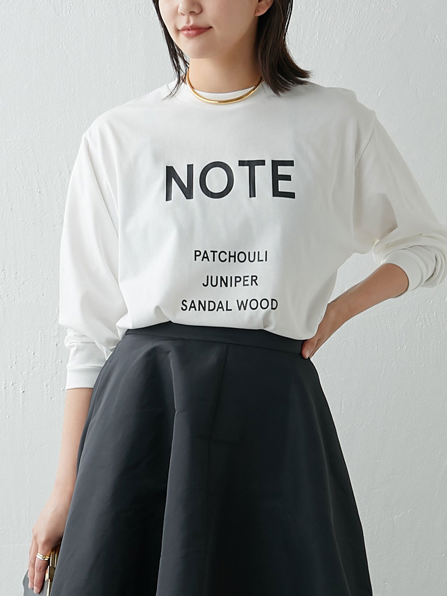 GALLARDAGALANTE 【大人気につき再予約スタート】ロゴロンT ガリャルダガランテ トップス カットソー・Tシャツ ホワイト ベージュ グレー【送料無料】のサムネイル