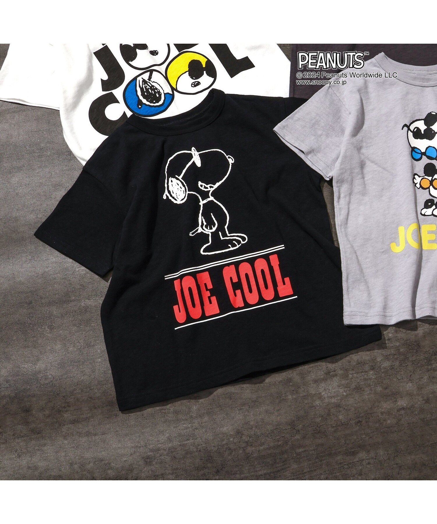 BREEZE PEANUTS【JOE COOL】バリエーションTシャツ エフオーオンラインストア トップス カットソー・Tシャツ ブラック グレー ホワイトのサムネイル