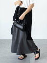 【SALE/47%OFF】Lugnoncure カットフレアスカート テチチ スカート その他のスカート ブルー ブラック グレー