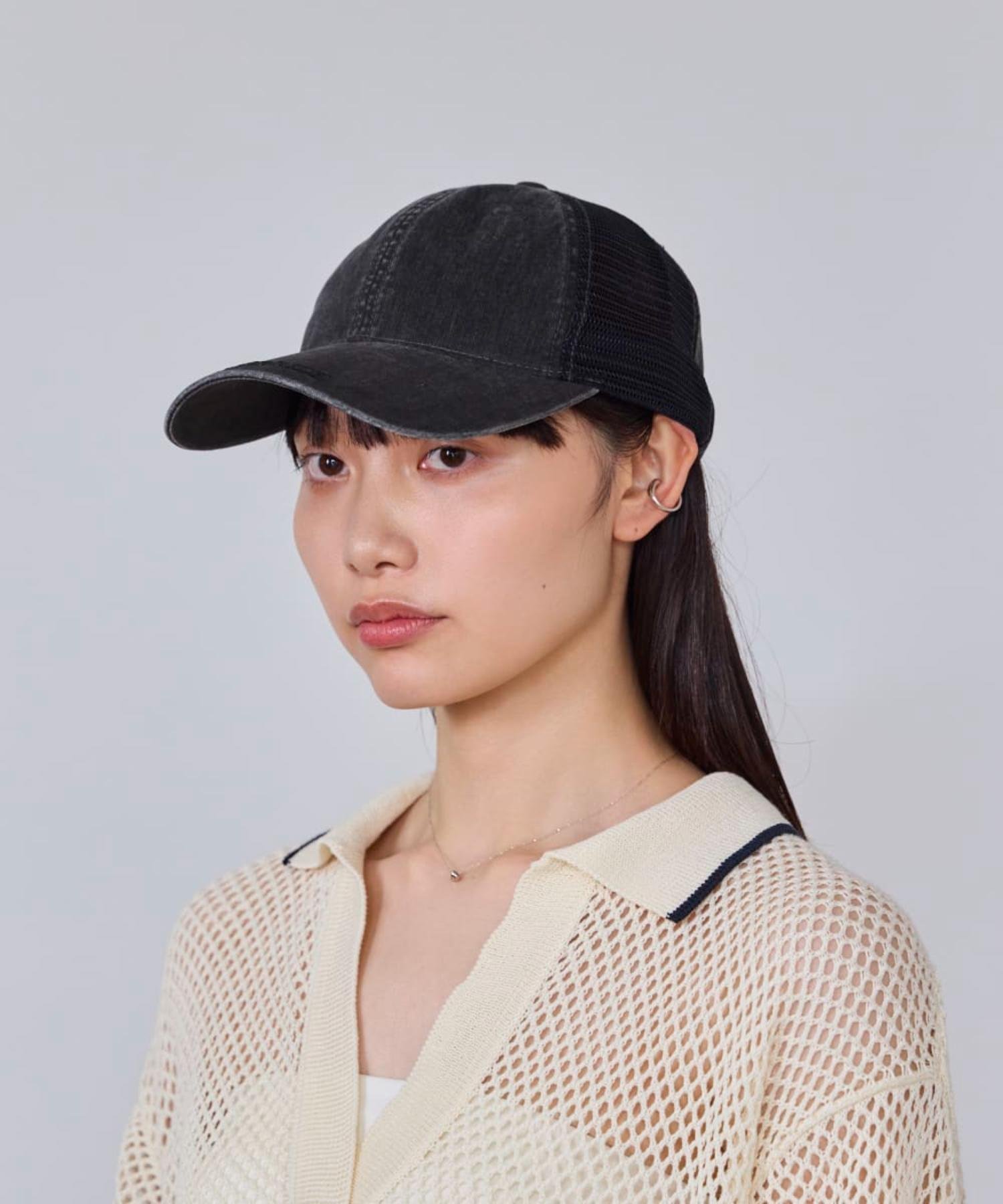 【SALE／30%OFF】OVERRIDE OVERRIDE PIGMENT DAD MESH CAP SGP / オーバーライド オーバーライド 帽子 キャップ ピンク ブラック ベージュ