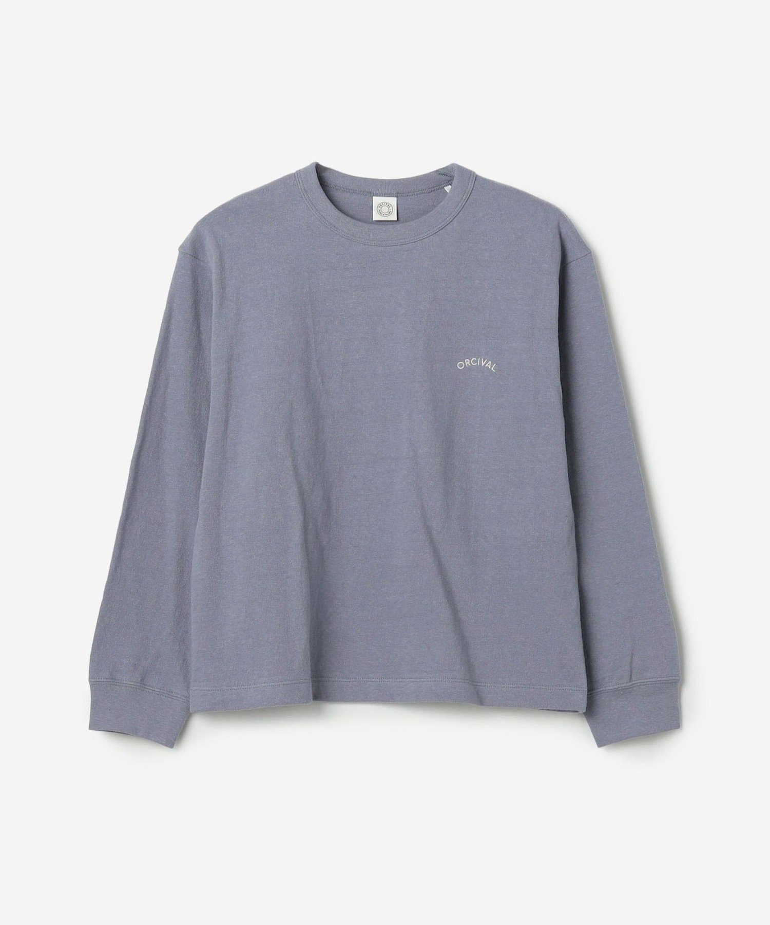 Bshop ORCIVAL ｜ アンイーブンジャージー 刺繍ロングスリーブプルオーバー WOMEN ビショップ トップス カットソー・Tシャツ ピンク