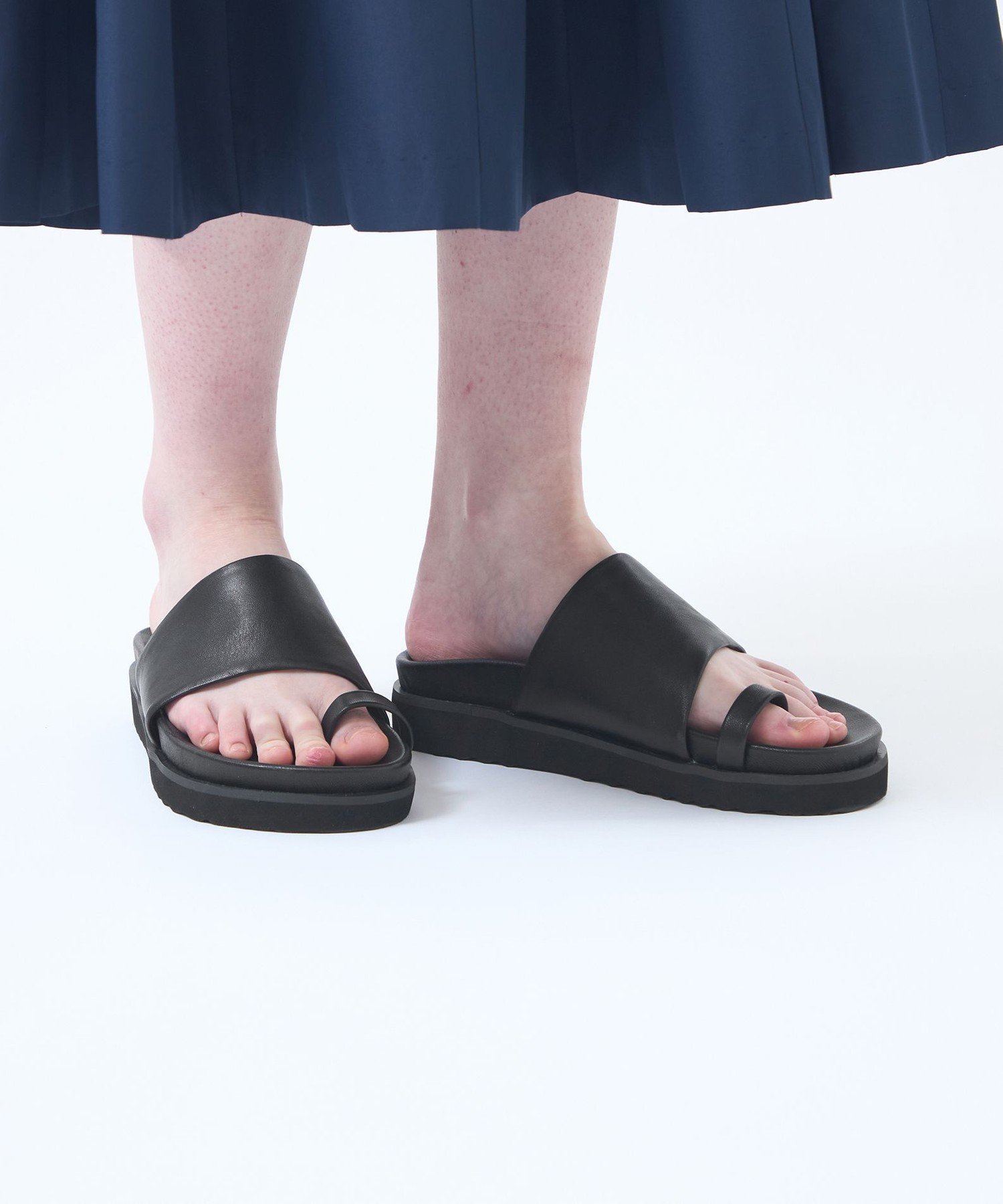 MACKINTOSH PHILOSOPHY シープレザーサンダル マッキントッシュ フィロソフィー シューズ・靴 サンダル ブラウン ブラック【送料無料】