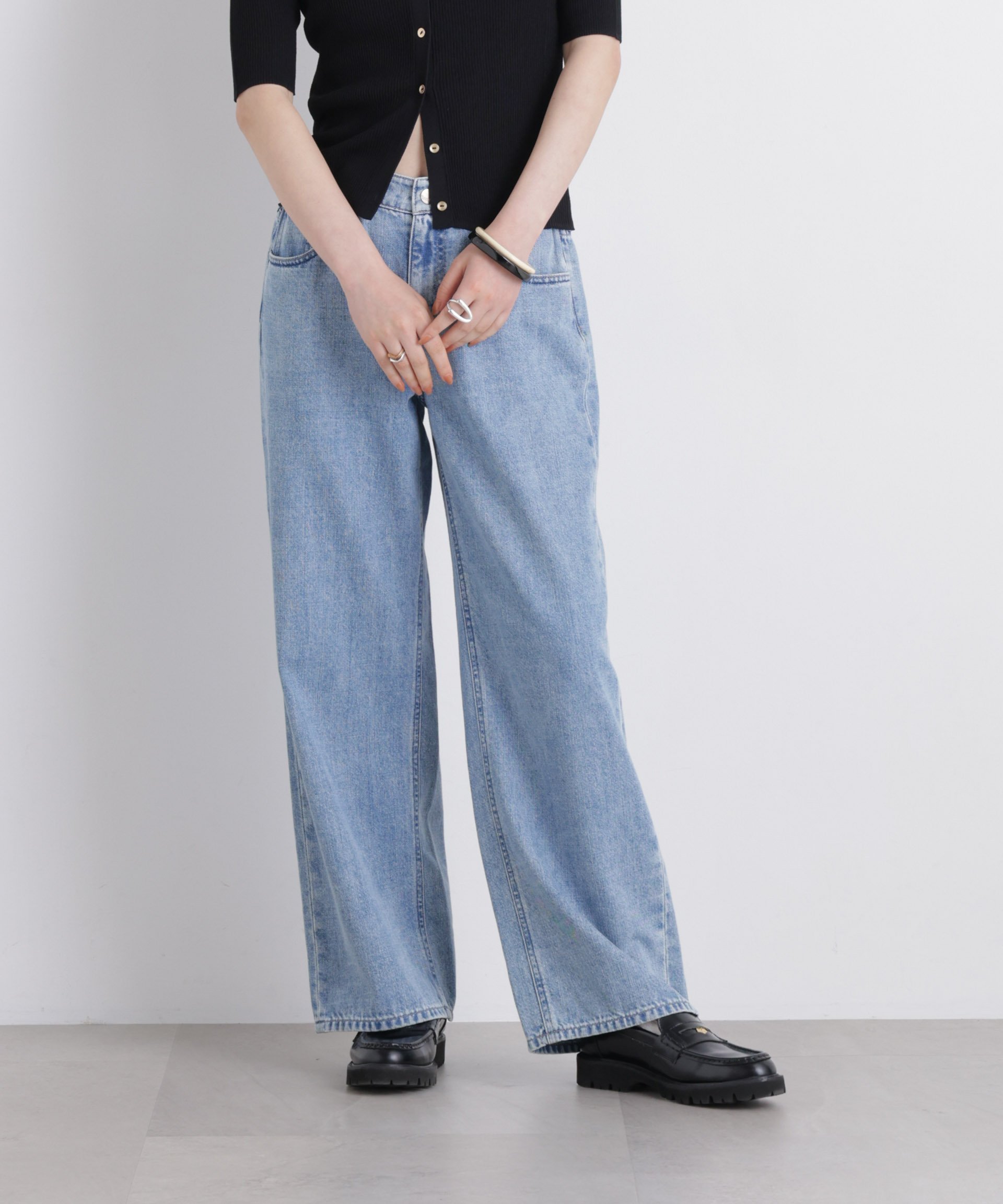 NANO universe Healthy DENIM/Pink Pepper M-Easy ナノユニバース パンツ その他のパンツ ブルー【送料無料】 stylife-15709954 Rakuten Fashion サンプル画像3