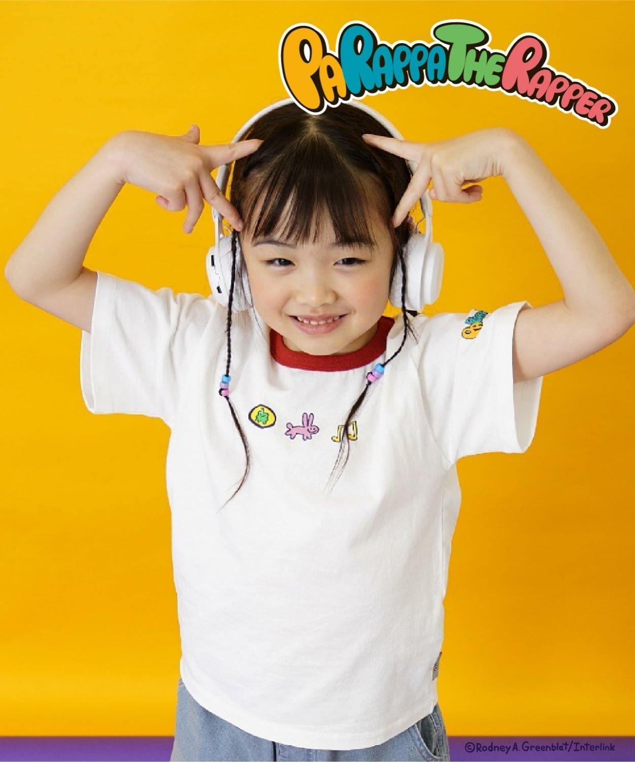 【SALE／50%OFF】and D.petitmain 【親子リンク】【パラッパラッパー】リンガー配色半袖Tシャツ ナルミヤオンライン トップス カットソー・Tシャツ ホワイト グレー ピンク