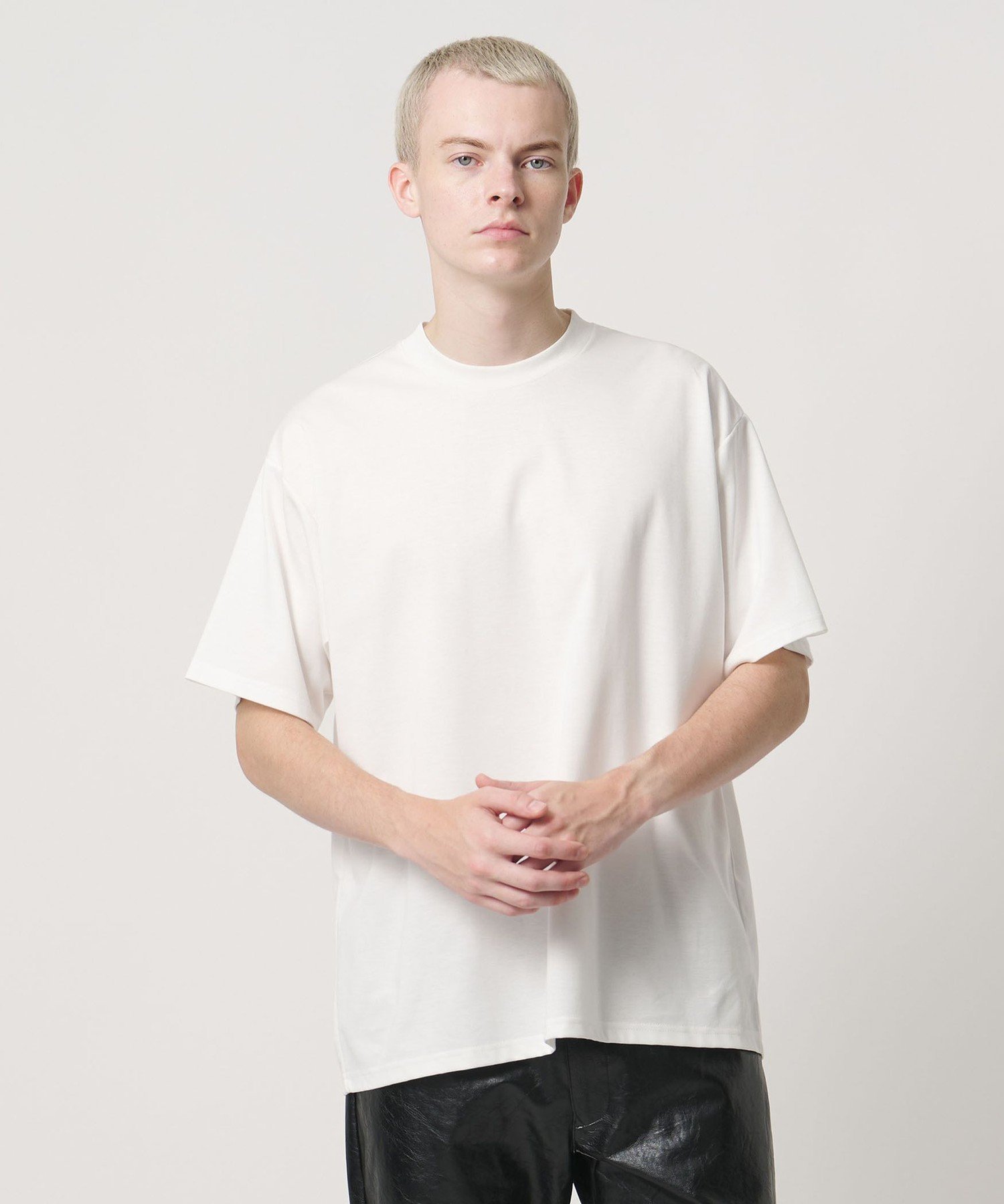 UNITED ARROWS & SONS ＜UNITED ARROWS & SONS＞ PONTI S/SLEEVE TEE/Tシャツ ユナイテッドアローズ トップス カットソー・Tシャツ ホワイト ブラック ブラウン【送料無料】