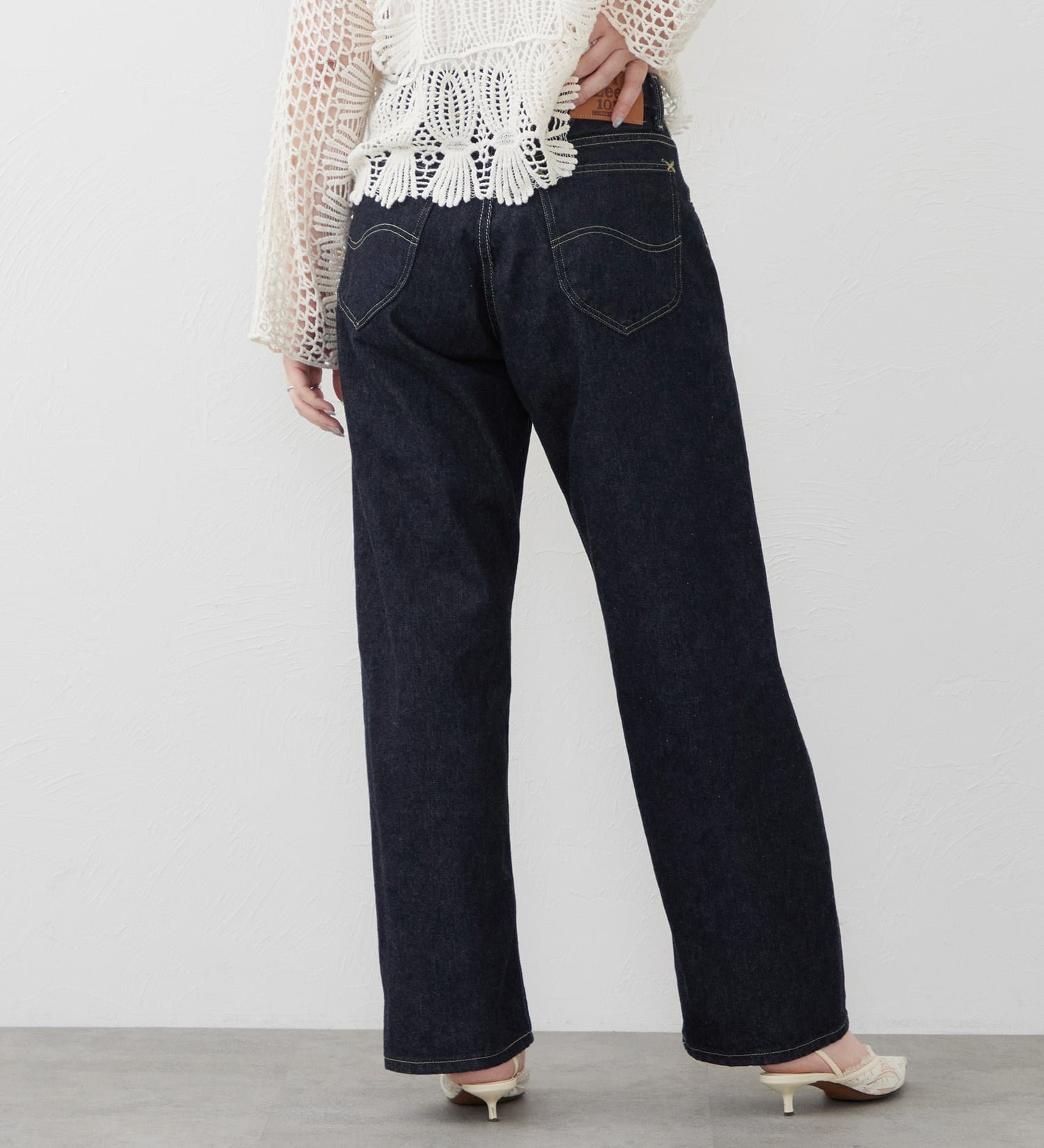 Lee Lee 【101 101周年記念特別モデル】ANNIVERSARY 101 WIDE STRAIGHT SELVEDGE セットアップ可 エドウインオンラインモール パンツ ジーンズ・デニムパンツ ブルー【送料無料】