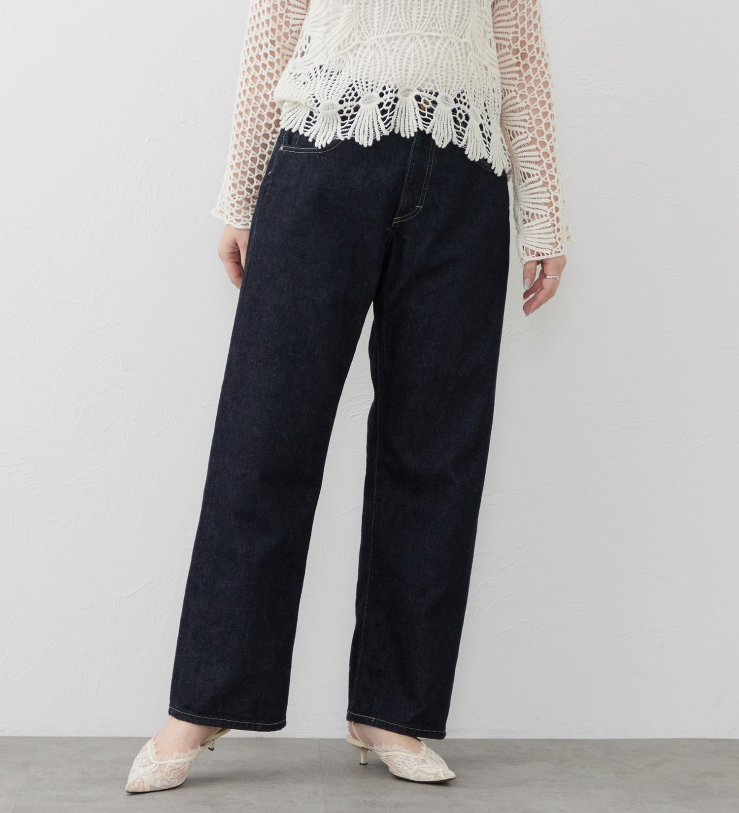 Lee 【101 101周年記念特別モデル】ANNIVERSARY 101 WIDE STRAIGHT SELVEDGE セットアップ可 エドウインオンラインモール パンツ ジーンズ・デニムパンツ ブルー