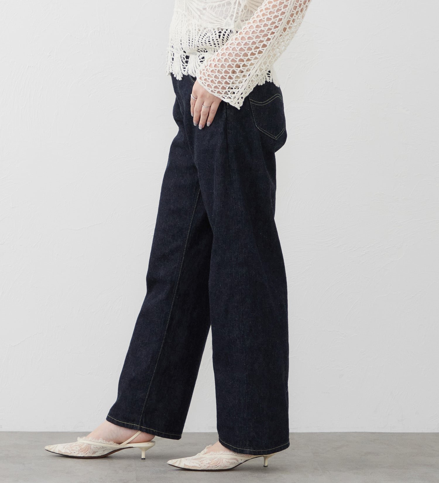 Lee 【101 101周年記念特別モデル】ANNIVERSARY 101 WIDE STRAIGHT SELVEDGE セットアップ可 エドウインオンラインモール パンツ ジーンズ・デニムパンツ ブルー