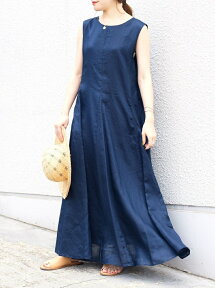 【SALE／40%OFF】SHIPS WOMEN ラミー2WAYフレアワンピース◇ シップス ワンピース ノースリーブワンピース ネイビー グリーン ブルー【送料無料】