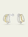 SWAROVSKI 【公式】【スワロフスキー】Hyperbola フープピアス スワロフスキー アクセサリー・腕時計 ピアス ホワイト【送料無料】