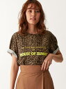 EMMEL REFINES House of Sunny(ハウス オブ サニー)LEO×Logo TEE / レオパード エメルリファインズ カットソー【送料無料】