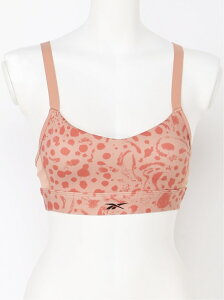 Reebok ラックス ストラッピー モダン サファリ プリント スポーツ ブラ / Lux Strappy Modern Safari Print Sports Bra / リーボック リーボック スポーツ/水着 スポーツウェア オレンジ【送料無料】