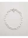 ISOLATION ISOLATION/(W)silver925 Oval Chain Bracelet アイソレーションジュエリー アクセサリー 腕時計 ブレスレット バングル シルバー【送料無料】