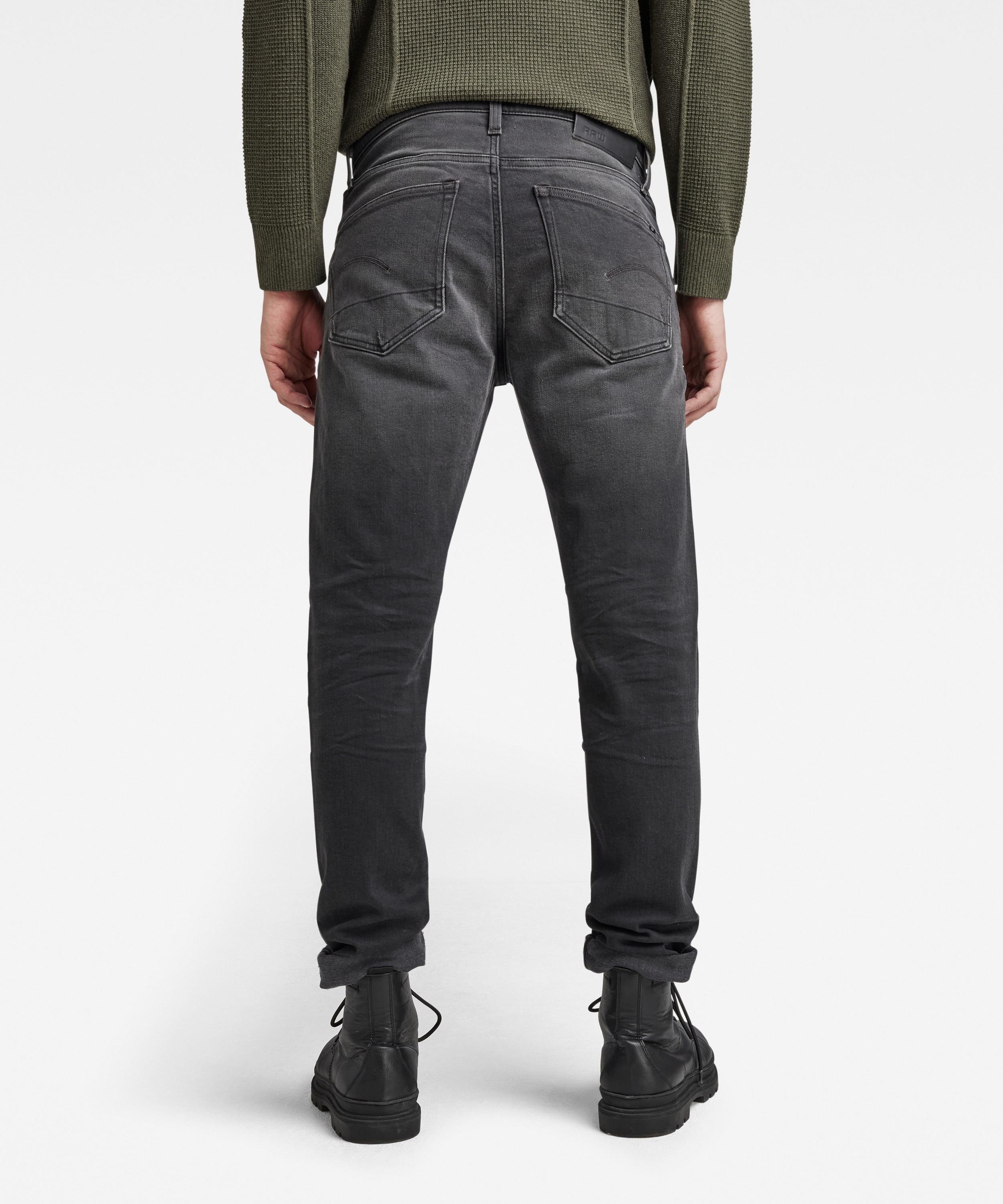 【公式ショップ】3301 SLIM JEANS/ベーシックデザインスリムテーパードジーンズ ジースターロゥ パンツ ジーンズ・デニムパンツ ブラック