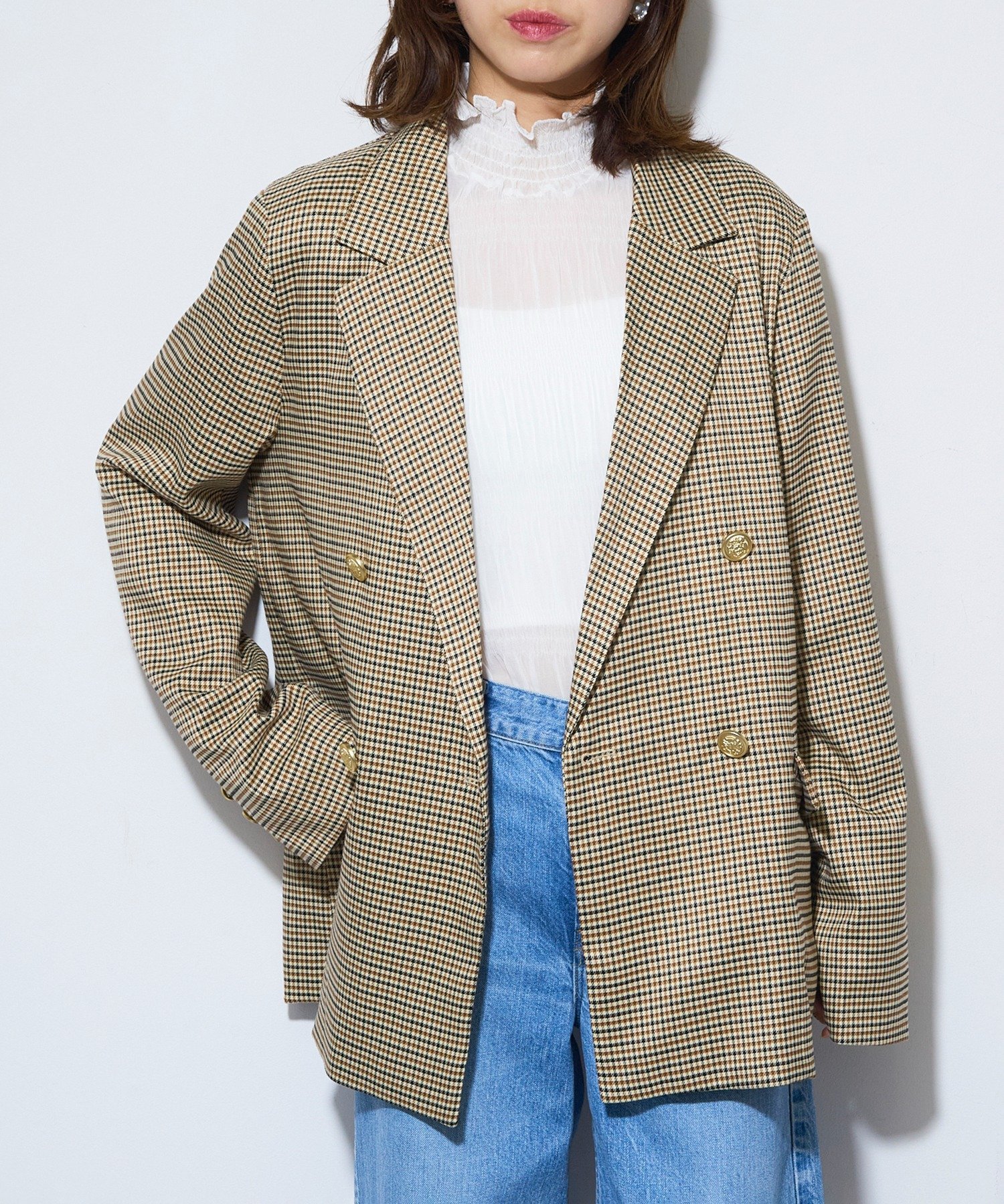 【SALE／35%OFF】MAISON BREEZE reveur MAISON BREEZE reveur/ツイルテーラードジャケット 金ボタンブ..