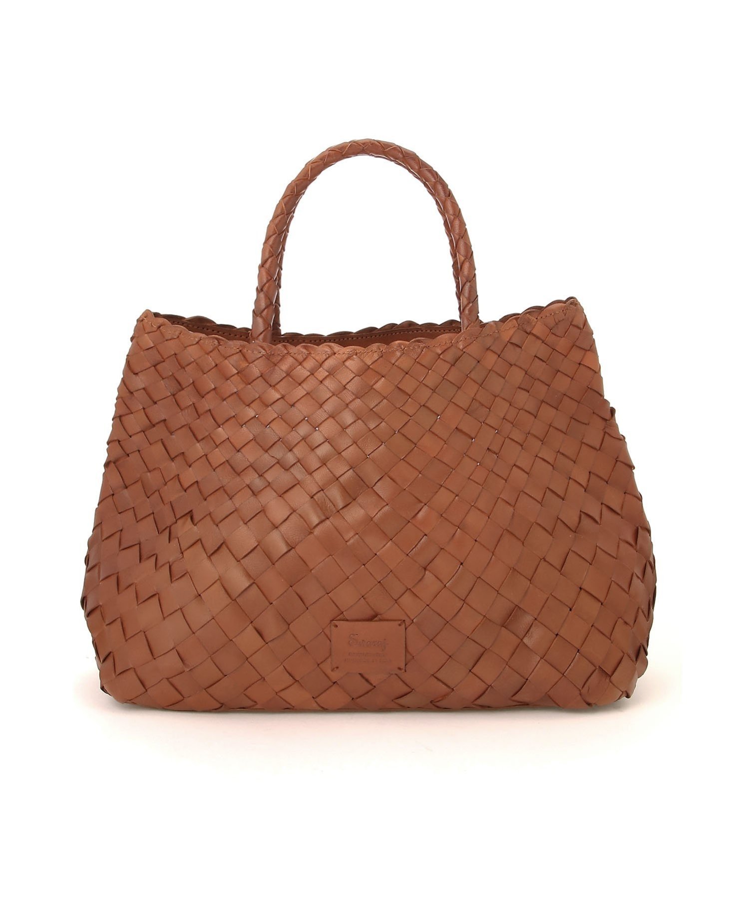Swaraj Swaraj/レザー・アシンメトリーメッシュTOTE スワラージ バッグ トートバッグ ゴールド シルバー ブラック ブラウン