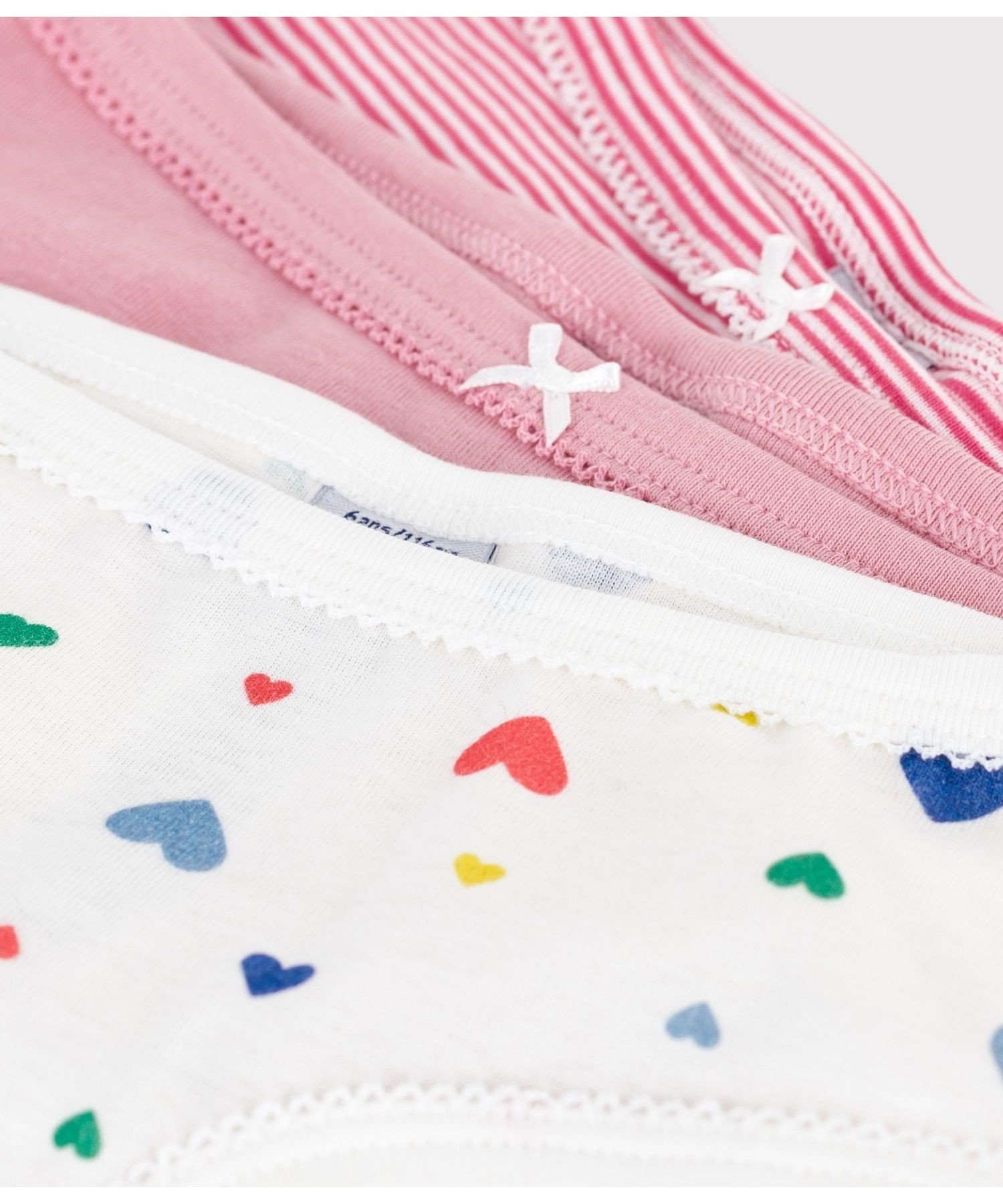 【SALE／20%OFF】PETIT BATEAU ハイウェストショーツ3枚組 プチバトー インナー・ルームウェア ショーツ