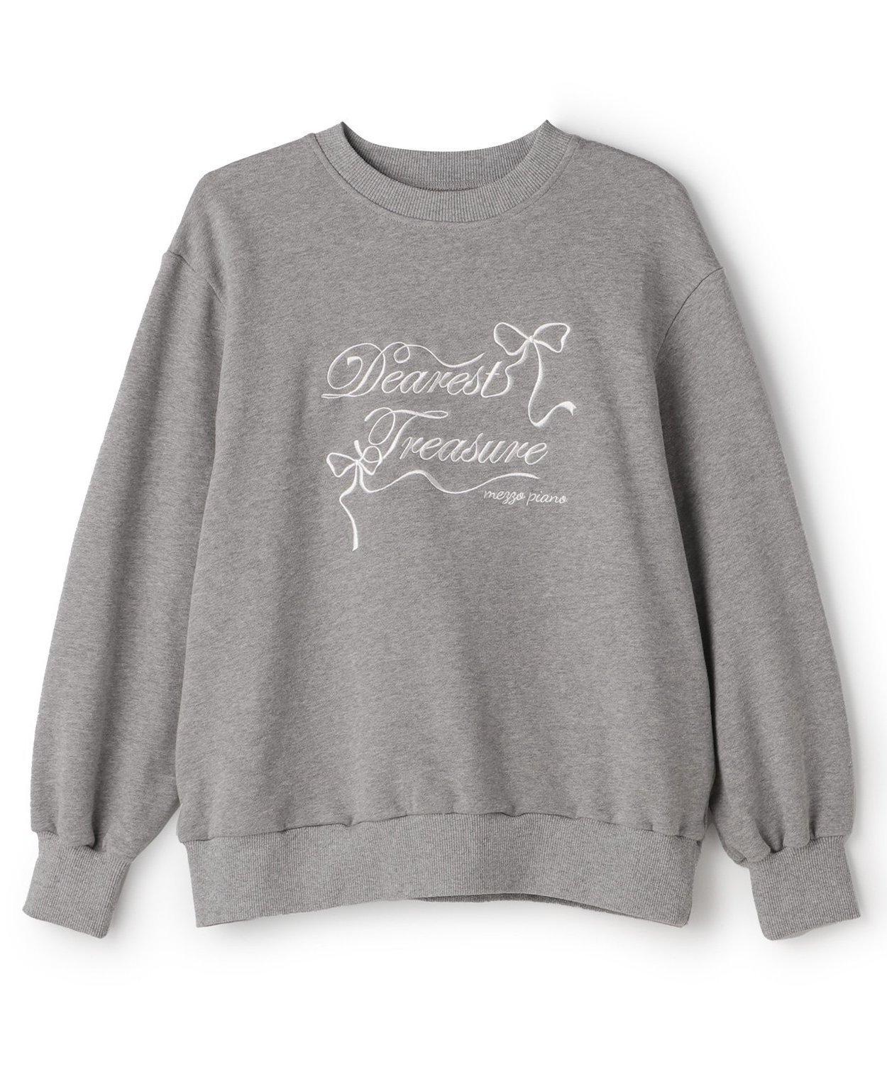 mezzo piano Junior 【福袋Bセット】ゆったりトレーナー ナルミヤオンライン トップス スウェット・トレーナー グレー【送料無料】のサムネイル