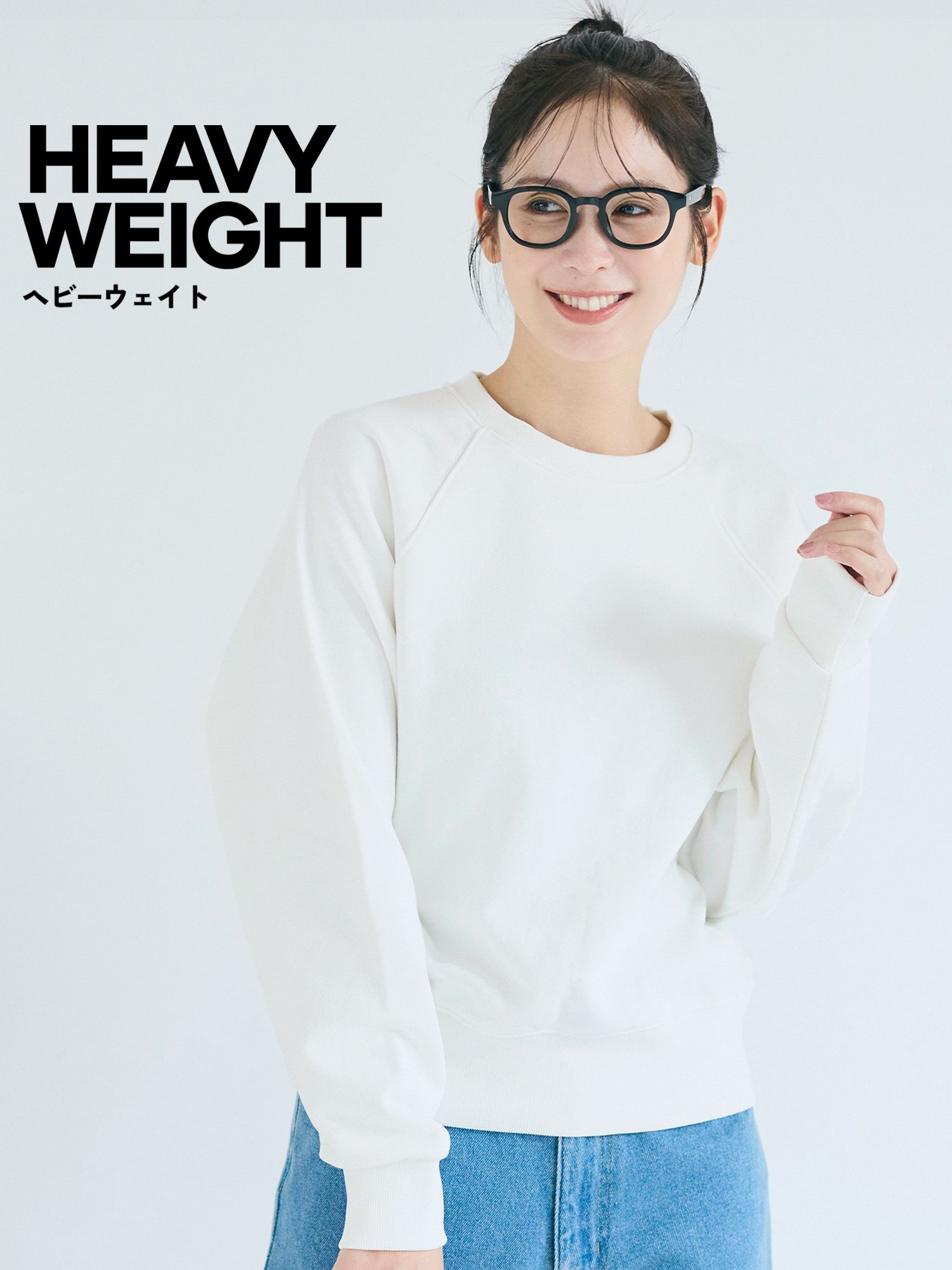 coca ヘビーウェイト裏毛 ラグランスリーブスウェット コカ トップス スウェット・トレーナー グレー ホワイト ブラウン レッドのサムネイル