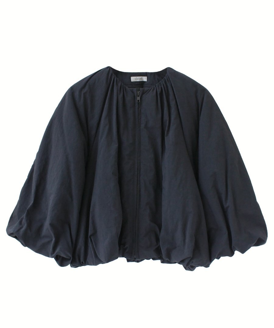 COUDRE ギャザーブルゾン ディアナドット ジャケット・アウター ブルゾン・ジャンパー ブラック【送料無料】