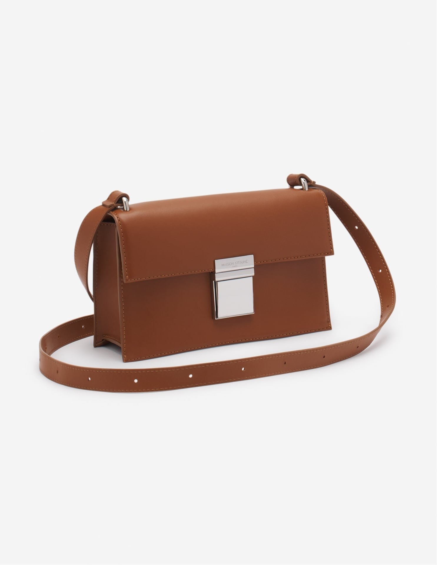 【SALE／50%OFF】Maison Kitsune Maison Kitsune/(W)【公式】Maison Kitsune PREPPY BAGUETTE メゾン キツネ アーカイブス バッグ ショルダーバッグ ブラウン【送料無料】