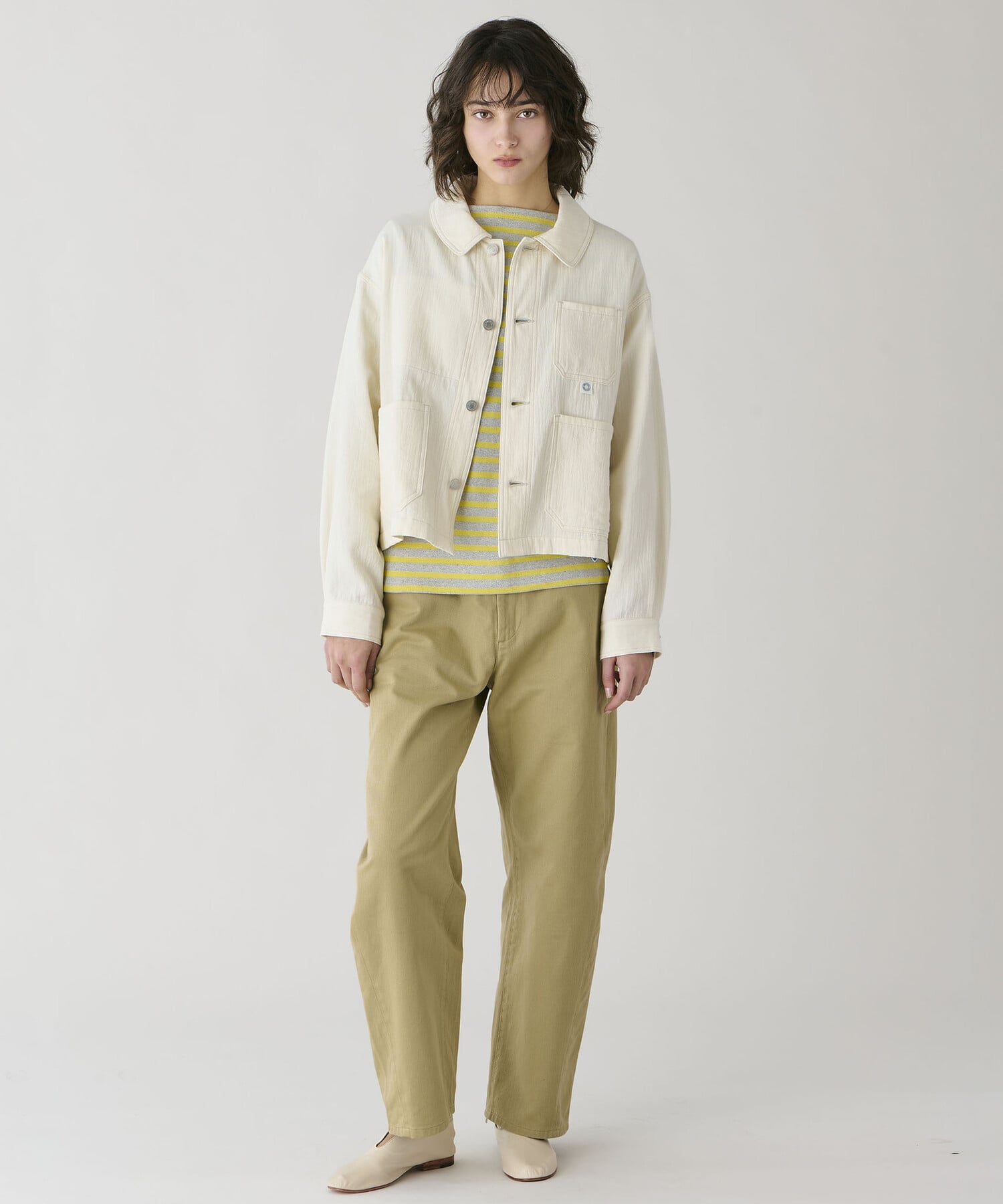Bshop ORCIVAL ｜ ツイルダブルガーゼ カバーオール WOMEN ビショップ ジャケット・アウター テーラードジャケット・ブレザー ブラック