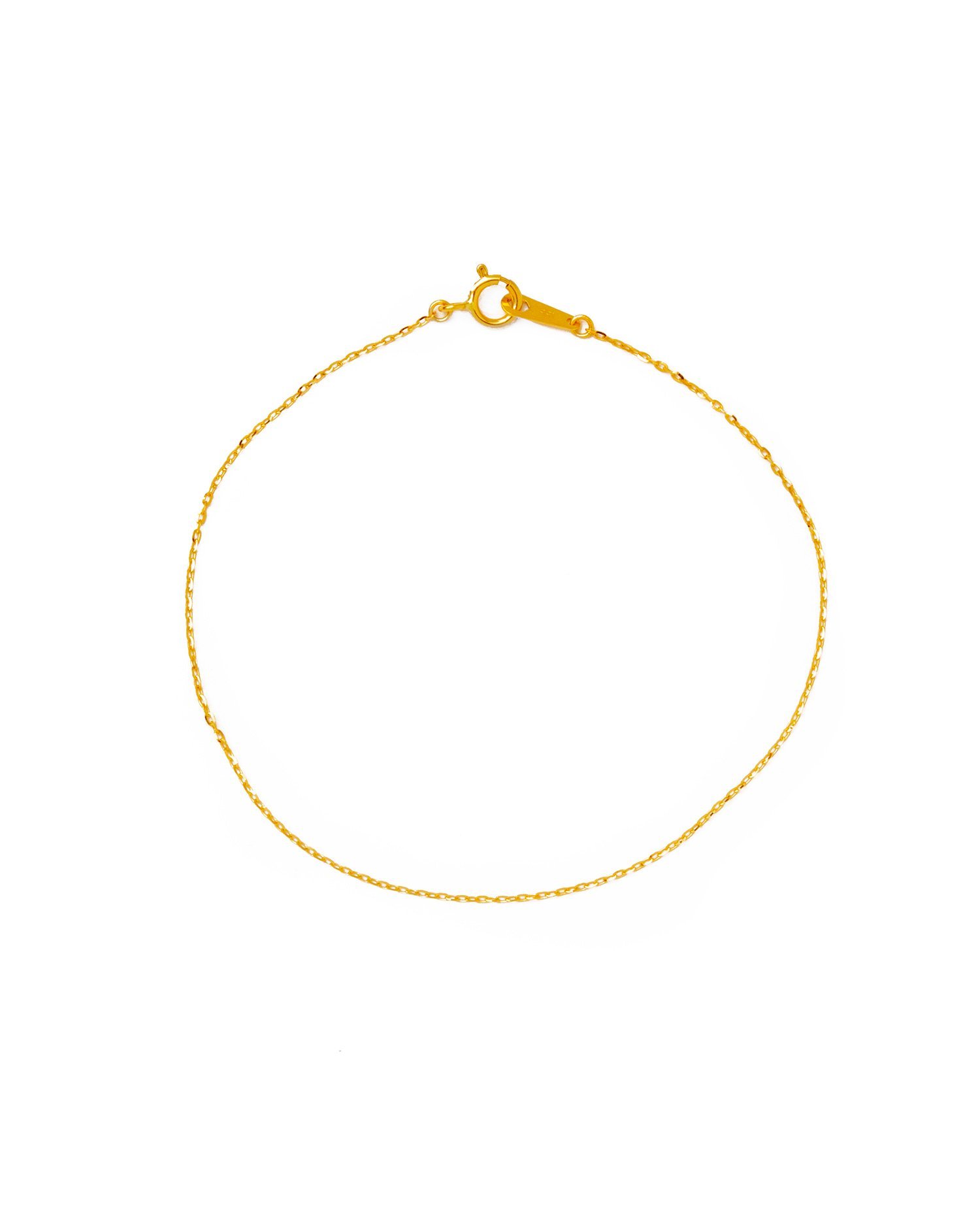les bon bon les bonbon/K18 filament bracelet/フィラメント ブレスレット 18金 チェーン フォブ アクセサリー・腕時計 ブレスレット・バングル ゴールド【送料無料】