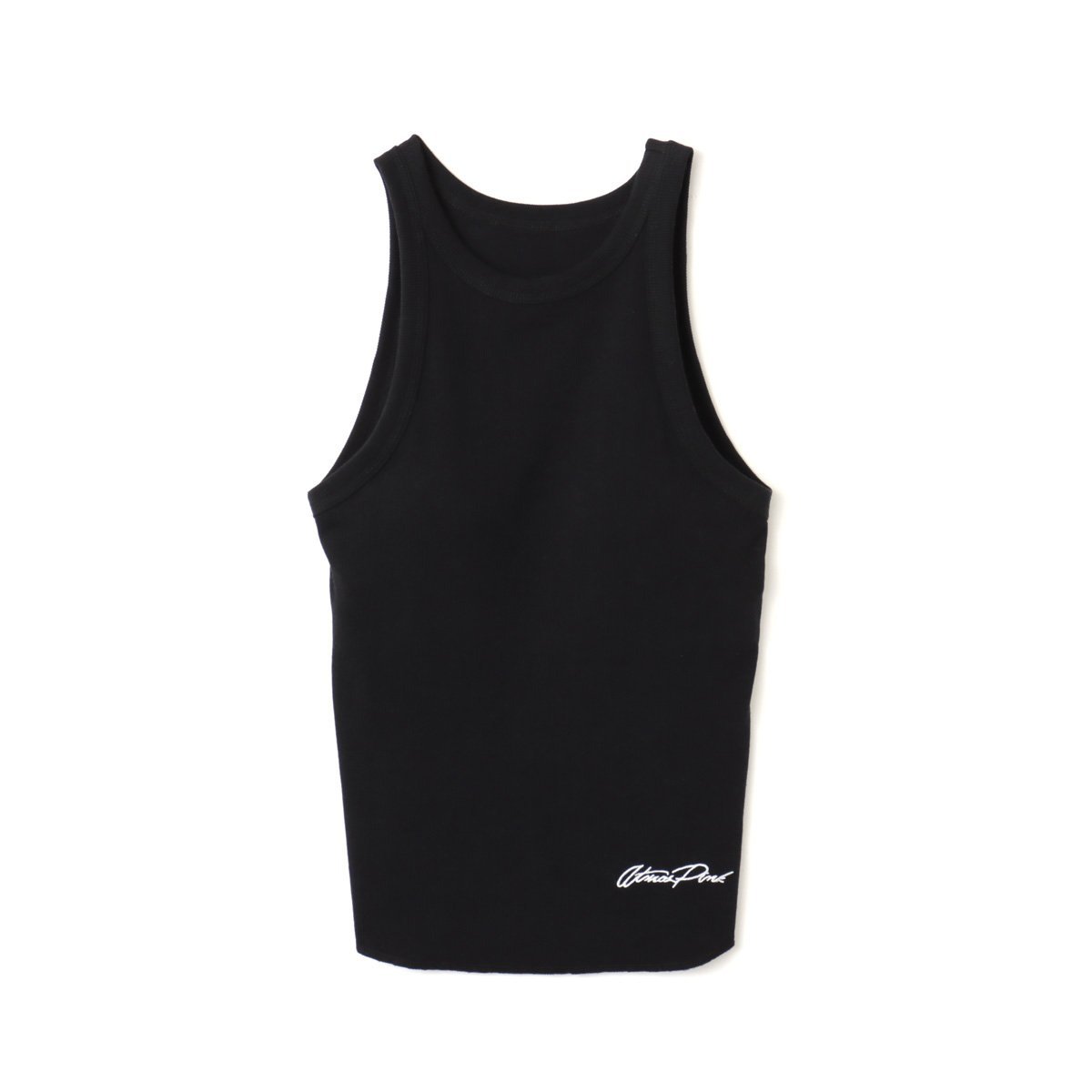atmos pink atmos pink Logo Embroidery Tank Top BLACK アトモス トップス ノースリーブ・タンクトップ ブラック【送料無料】