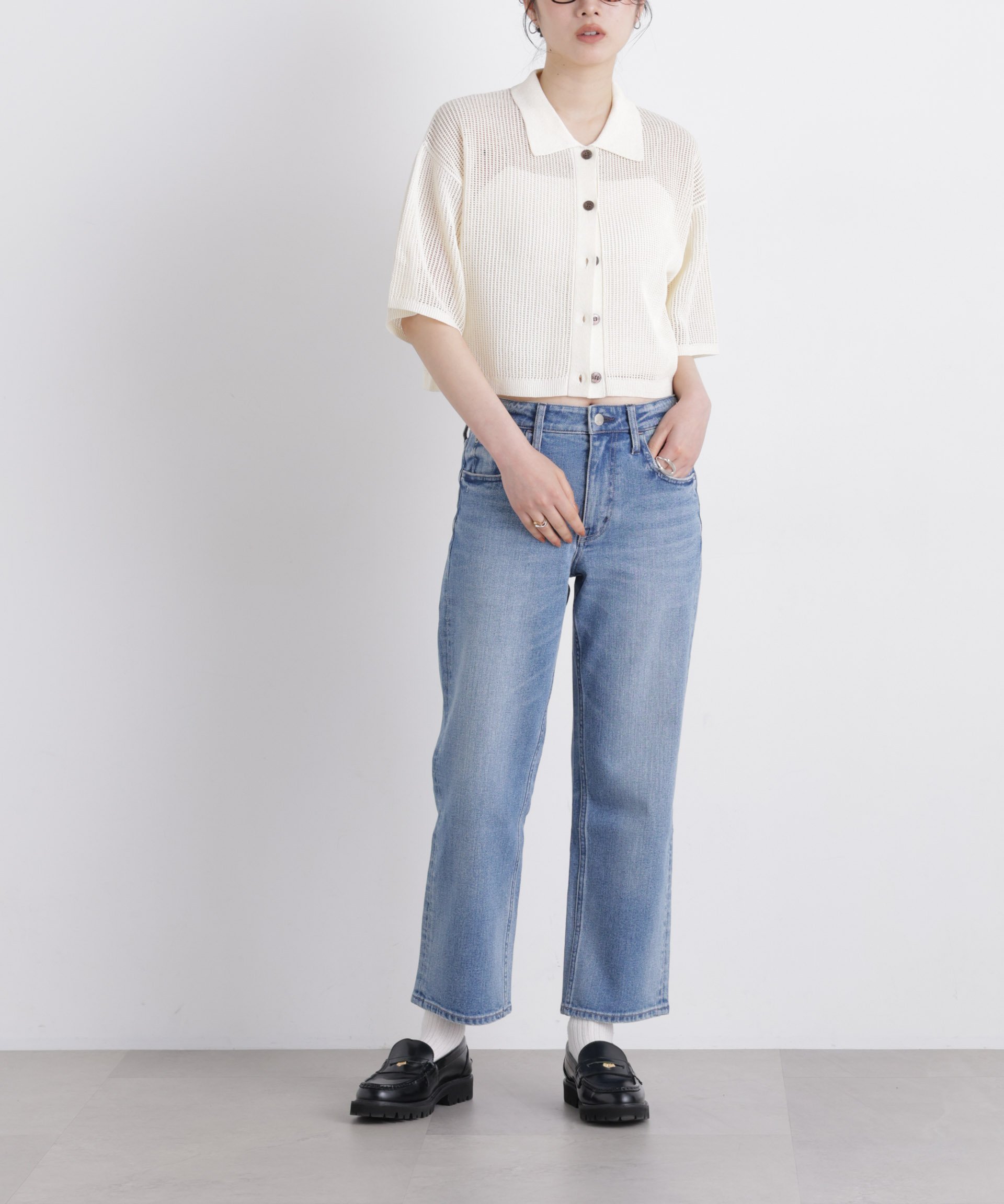 NANO universe Healthy DENIM/別注 Tallow Ankle ナノユニバース パンツ その他のパンツ ブルー