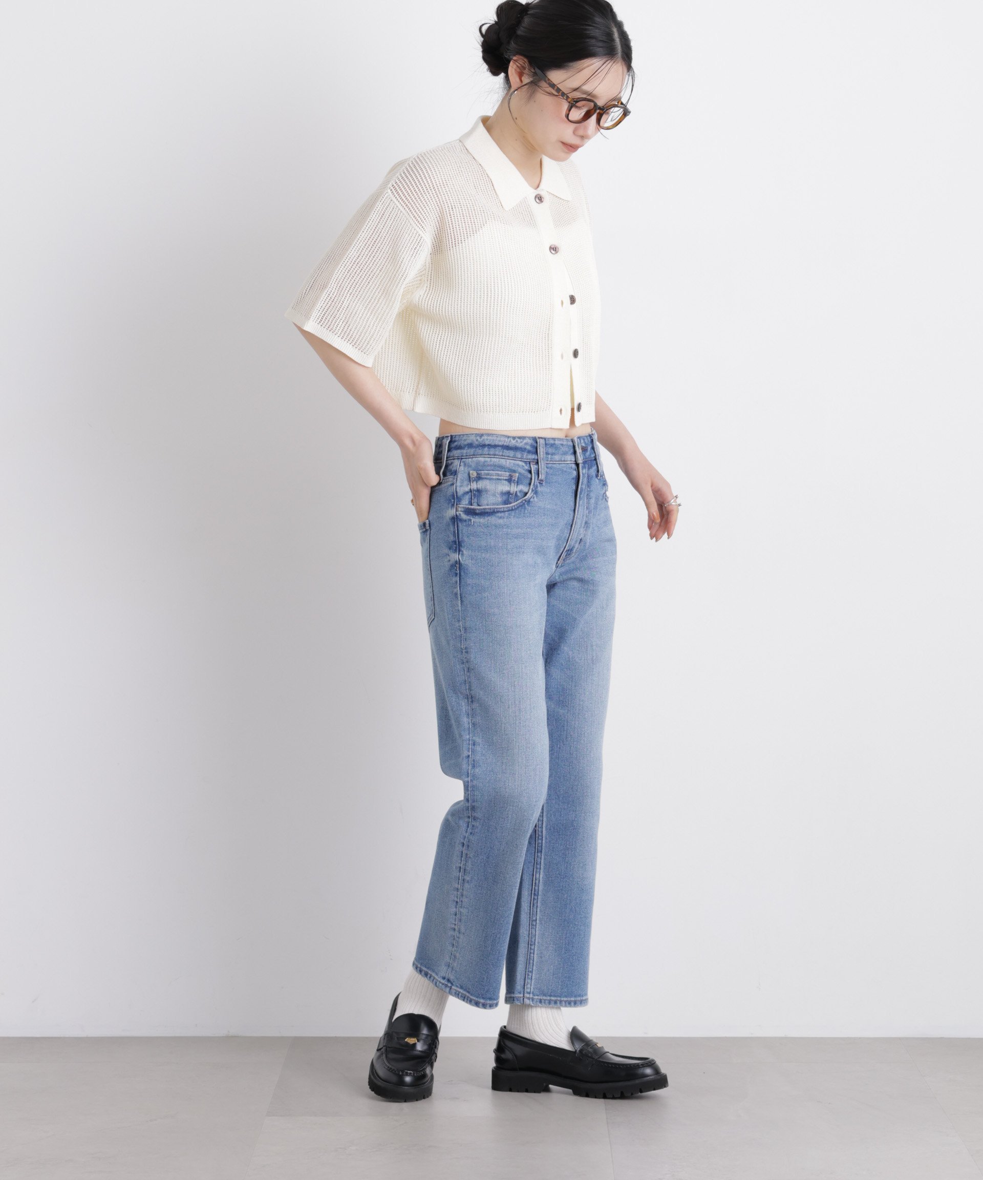 NANO universe Healthy DENIM/別注 Tallow Ankle ナノユニバース パンツ その他のパンツ ブルー