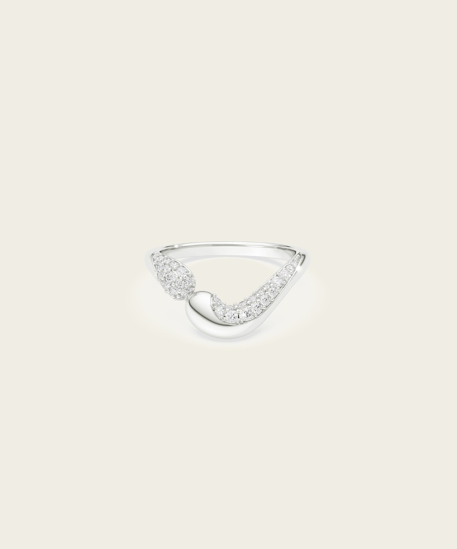 SWAROVSKI 【公式】【スワロフスキー】Classica オープンリング, ラウンドカット スワロフスキー アクセサリー・腕時計 リング・指輪 ホワイト【送料無料】