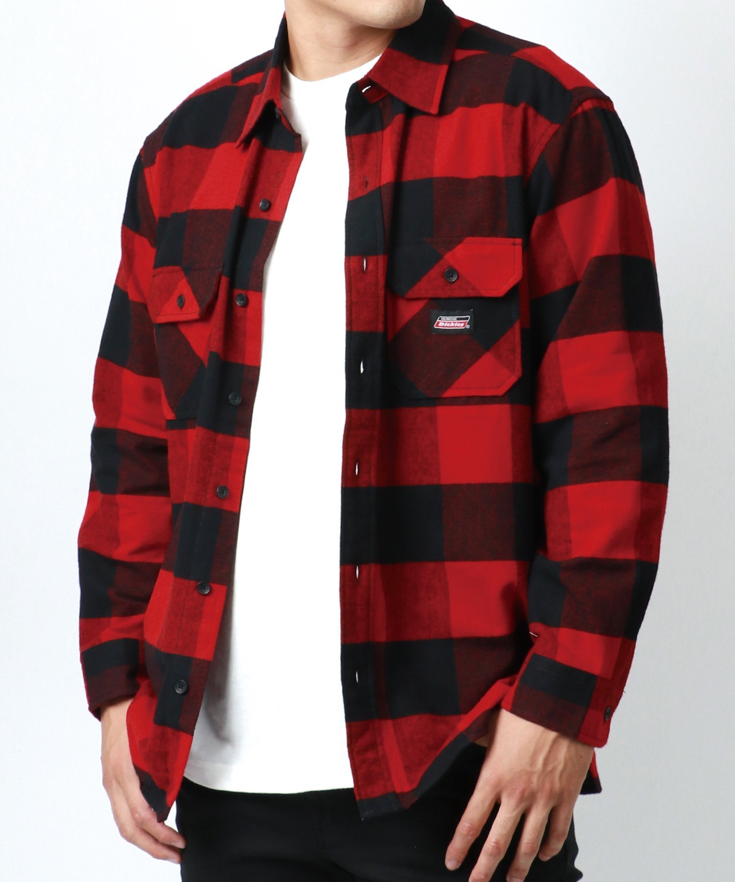 【SALE／3%OFF】Dickies GENUINE Dickies ワークシャツ 大きいサイズ メンズ 長袖 マルカワ トップス ..