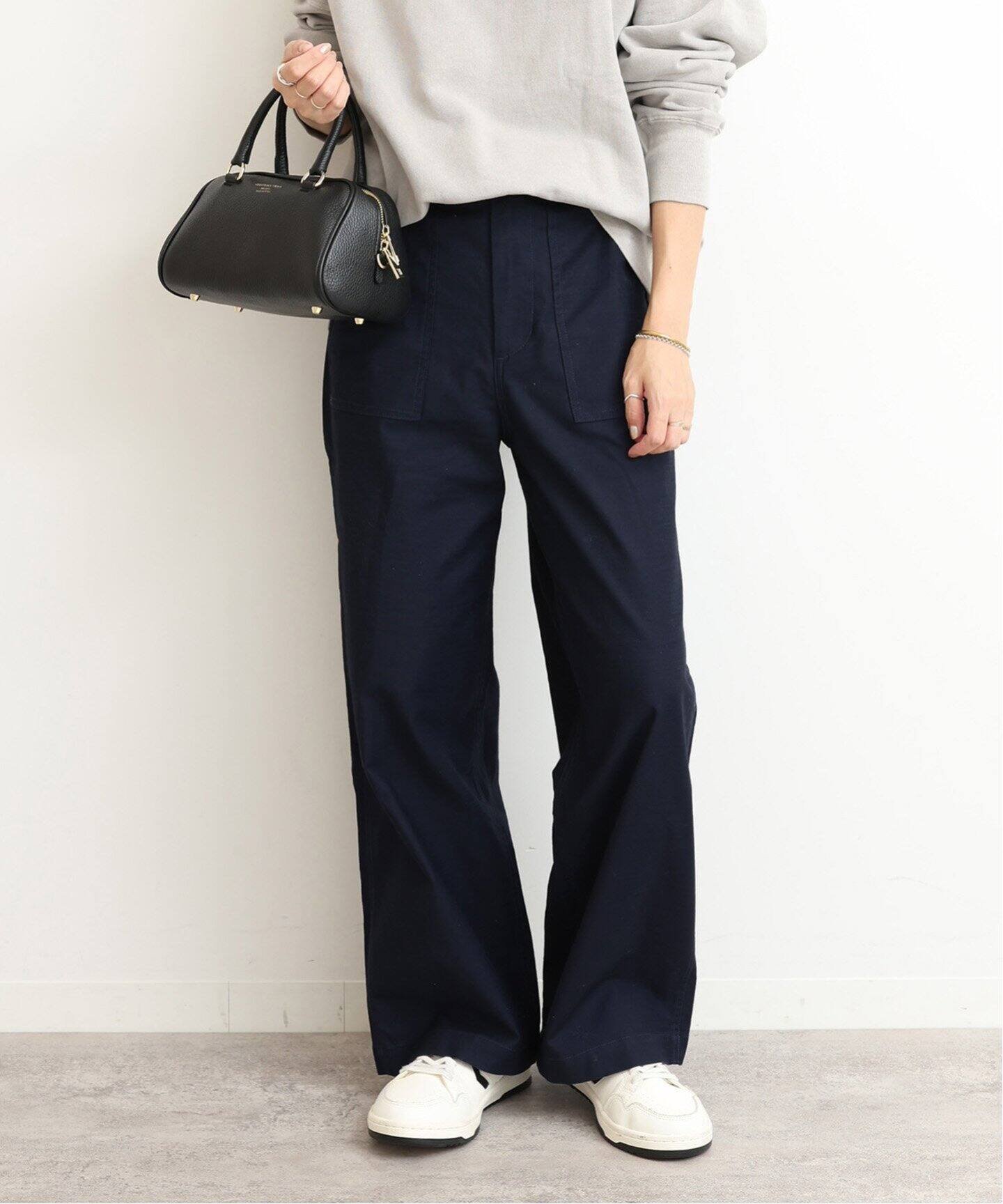 JOURNAL STANDARD relume 《追加6》ワイドベイカーパンツ ジャーナル スタンダード レリューム パンツ カーゴパンツ ネイビー ホワイト カーキ【送料無料】のサムネイル