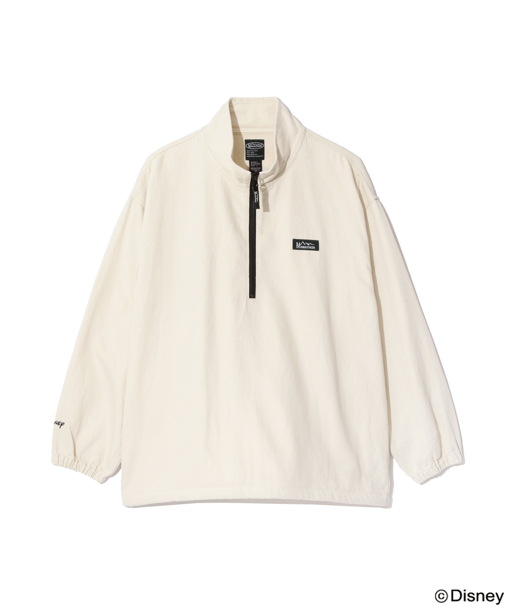 MANASTASH MANASTASH/マナスタッシュ/CHILLIWACK PULLOVER MICKEY マナスタッシュ ジャケット・アウター ブルゾン・ジャンパー ブラック ベージュ【送料無料】