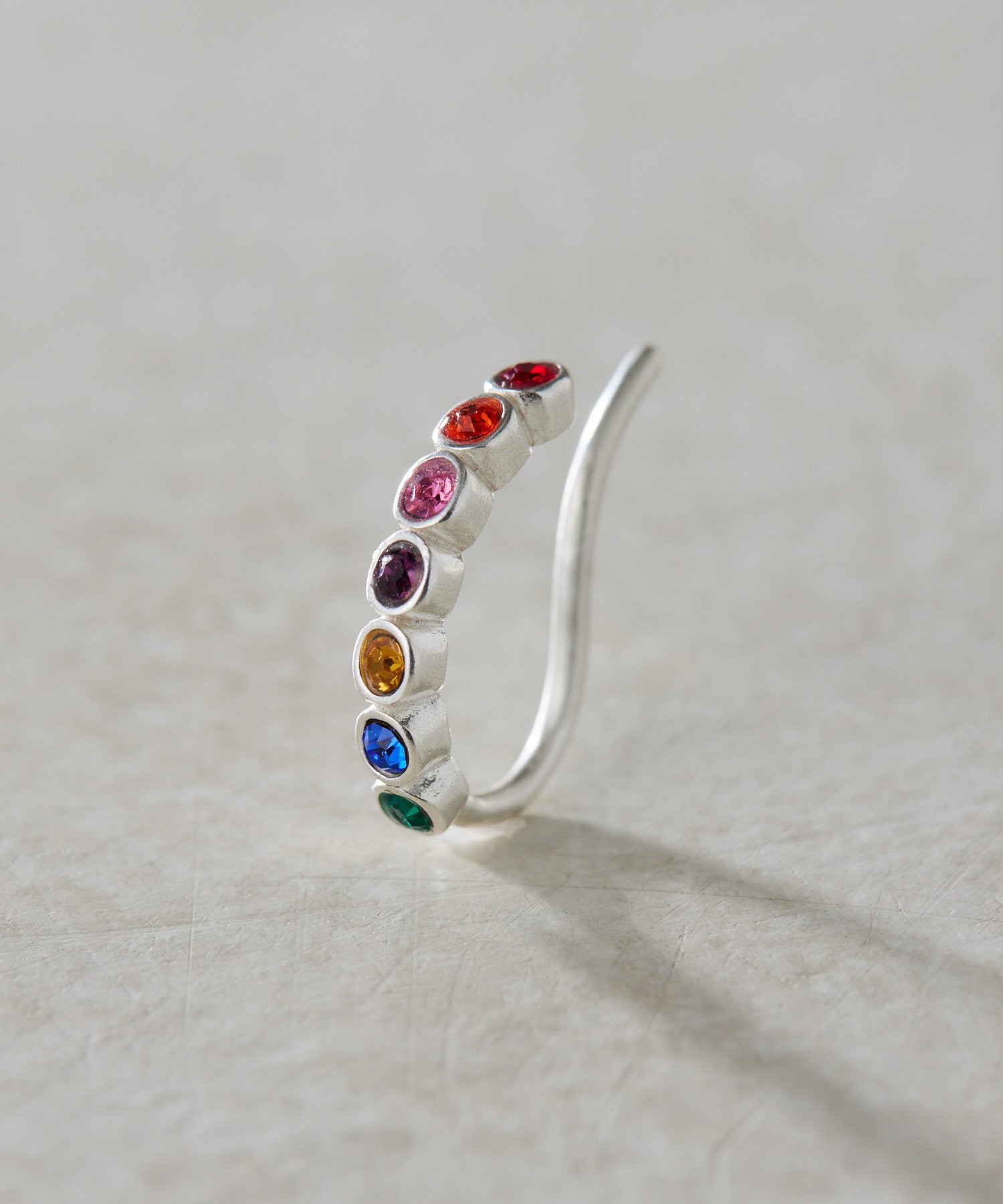 【SALE／20%OFF】ear PAPILLONNER 《WEB限定/スターリングシルバー使用》レインボーイヤーカフ イア パピヨネ アクセサリー・腕時計 その他のアクセサリー・腕時計 ゴールド シルバーのサムネイル