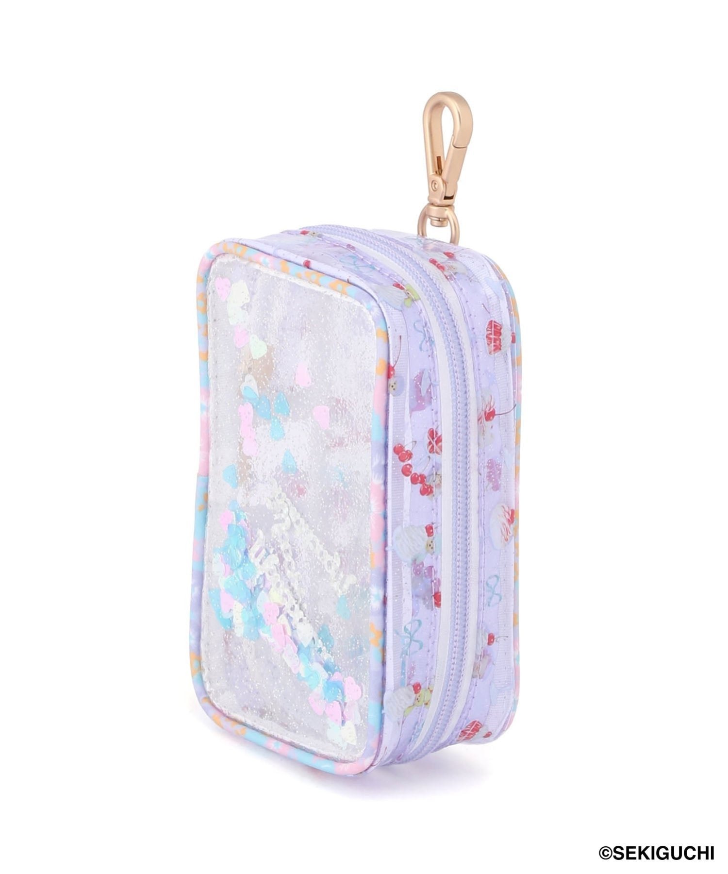 fafa (K)LILYSUE_POACH(L) フェフェ 財布・ポーチ・ケース ポーチ パープル