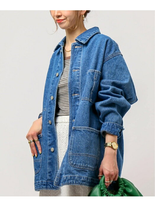 【SALE／40%OFF】B.C STOCK HEAVYDENIM COVERALL ベーセーストック コート/ジャケット デニムジャケット ブルー ブラック【送料無料】