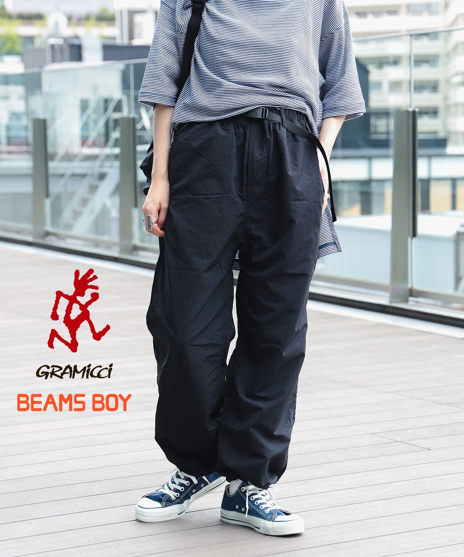 BEAMS BOY 【期間限定10％ポイントバック】GRAMICCI BEAMS BOY / 別注 デュラブルナイロン パンツ ビームス ウイメン パンツ その他のパンツ ブラック ベージュ【送料無料】