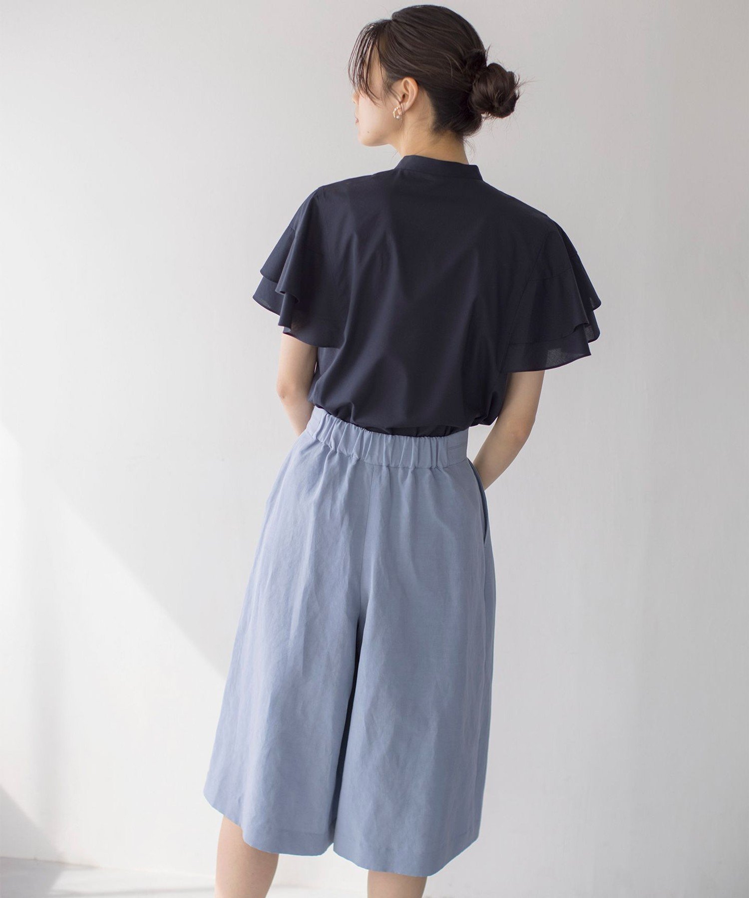 組曲 L 【WEB限定】ラップパンツ クミキョク パンツ その他のパンツ ベージュ