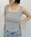【SALE/30%OFF】archives ハリヌキニットタンク アルシーヴ トップス ノースリーブ・タンクトップ グレー ネイビー ブラック ホワイト
