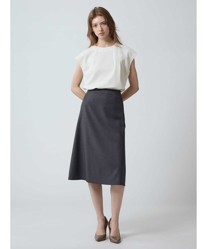 Aquascutum WOMEN 【セットアップ対応】REDA ストレッチツイルスカート アクアスキュータム スカート その他のスカート パープル【送料無料】