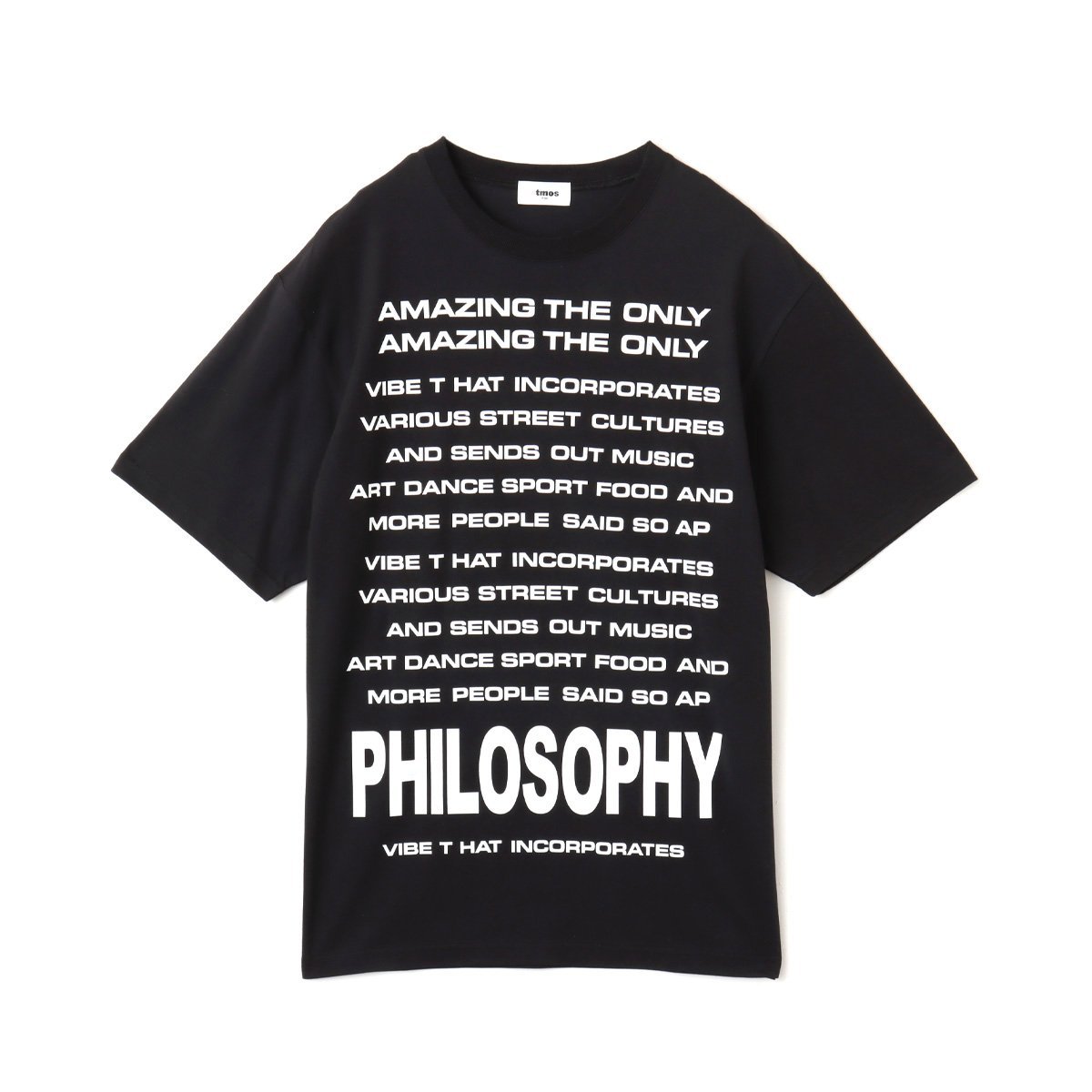 atmos pink atmos pink Message T-shirt BLACK アトモス トップス カットソー・Tシャツ ブラック