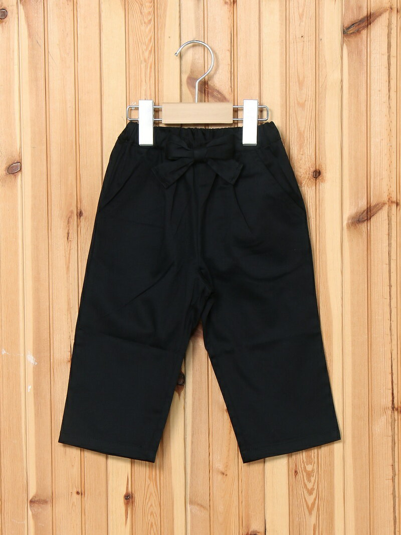 【SALE／55%OFF】petit main ウエストリボンタックパンツ／キッズ／夏 プティマイン パンツ/ジーンズ【RBA_S】【RBA_E】
